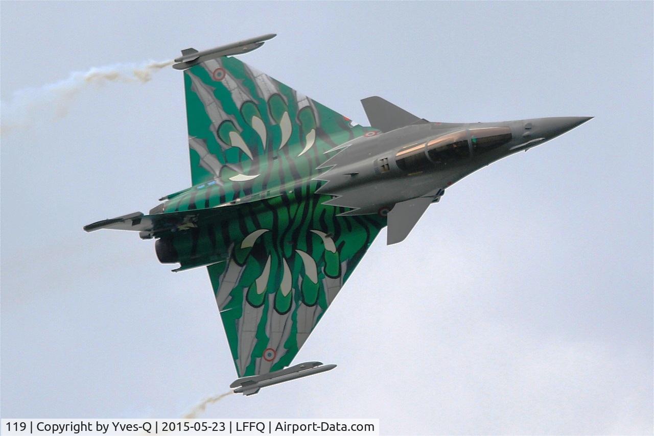 119, 2010 Dassault Rafale C C/N 119, Dassault Rafale C (113-IX), On display, La Ferté-Alais Airfield (LFFQ) Air Show 2015