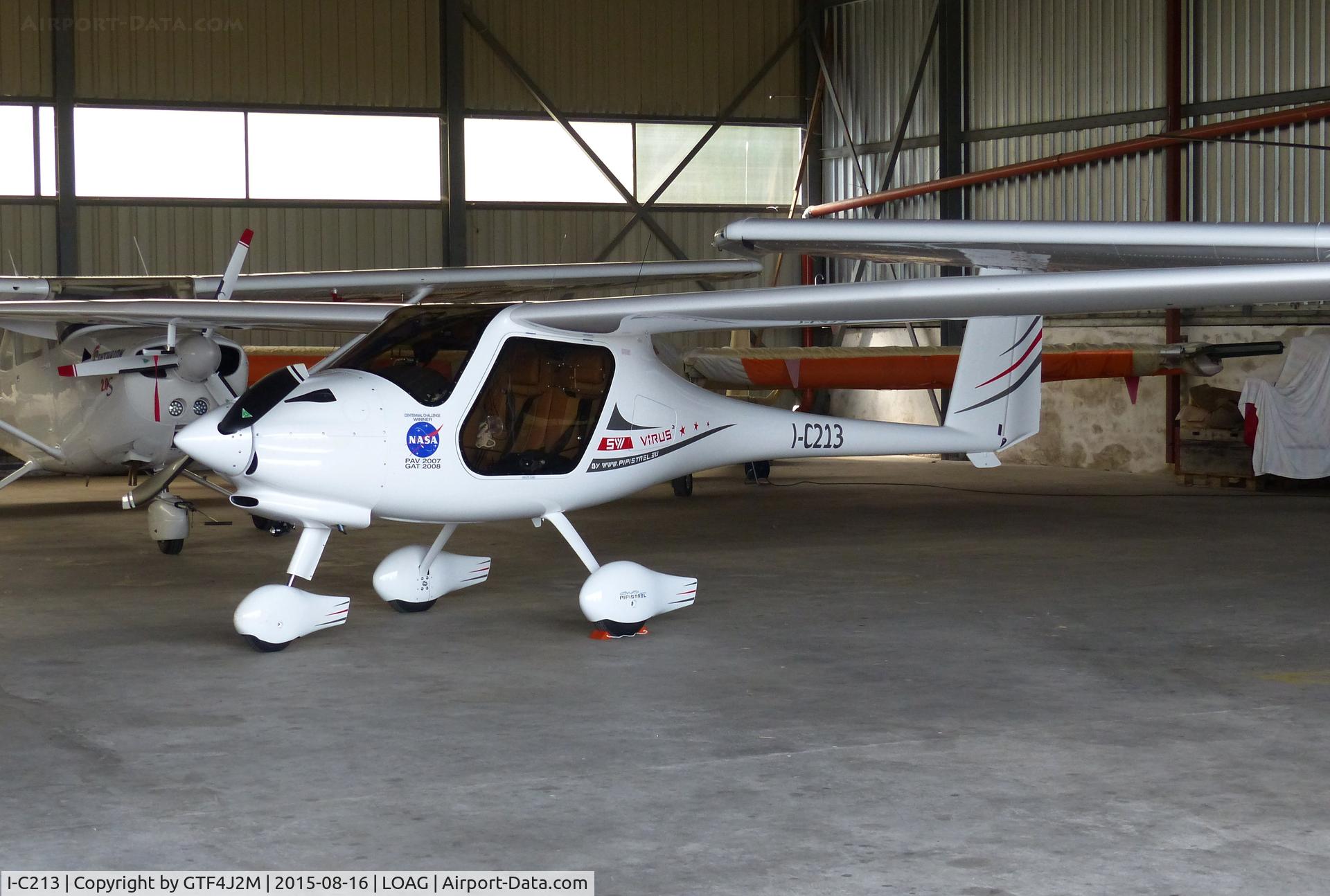 I-C213, Pipistrel Virus SW C/N Not found I-C213, I-C213 at Krems, Austria 16.8.15