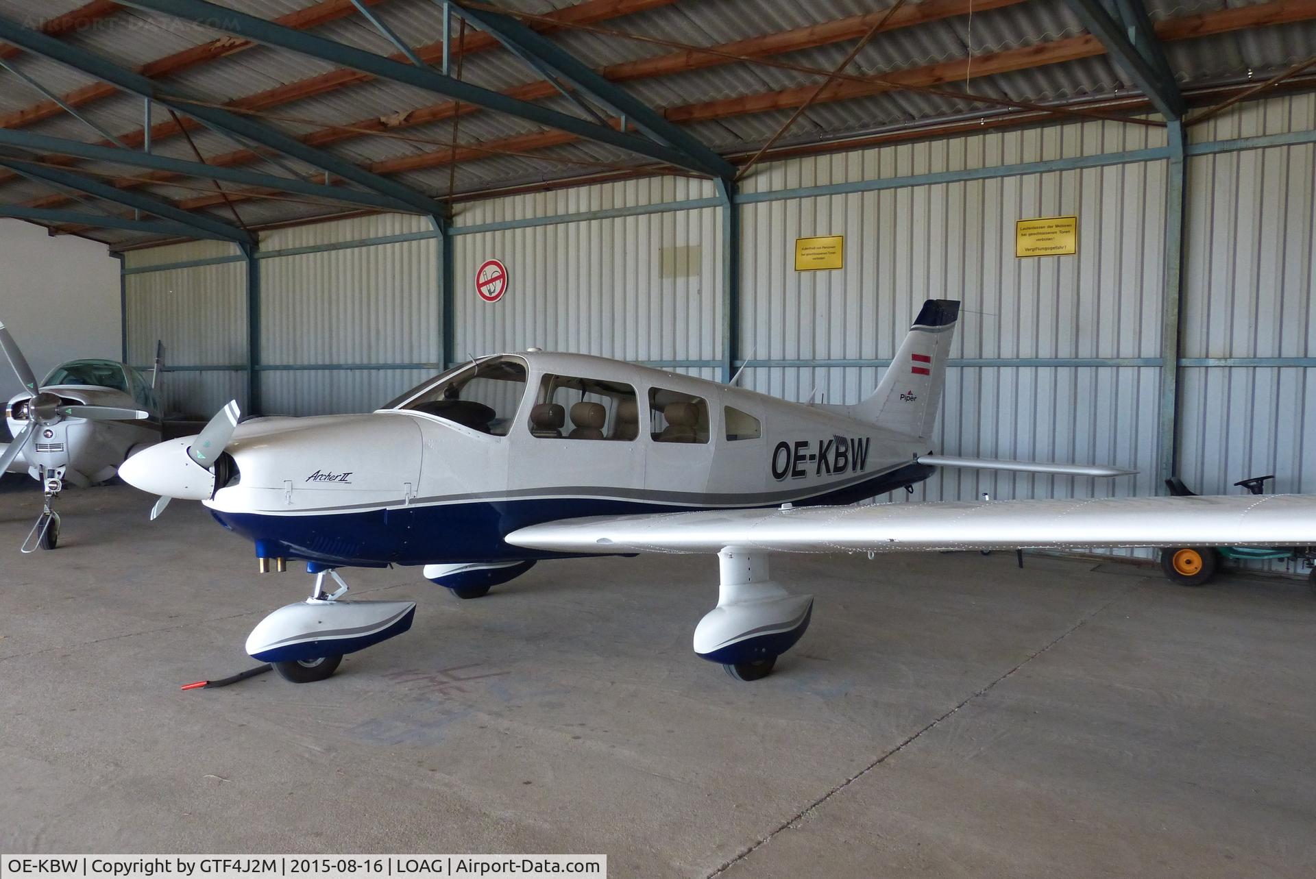 OE-KBW, Piper PA-28-181 Archer II C/N 2890074, OE-KBW at Krems, Austria 16.8.15