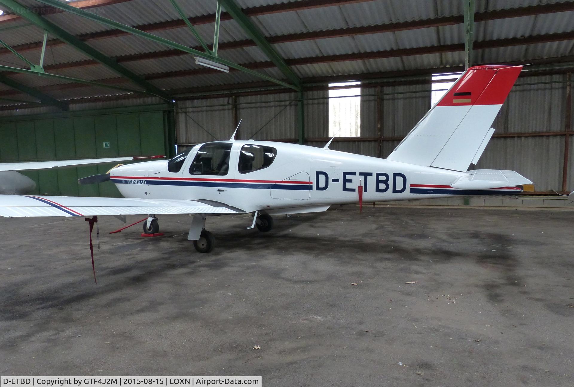 D-ETBD, Socata TB-20 Trinidad C/N 989, D-ETBD at Wiener Neustadt Oest, Austria 15.8.15
