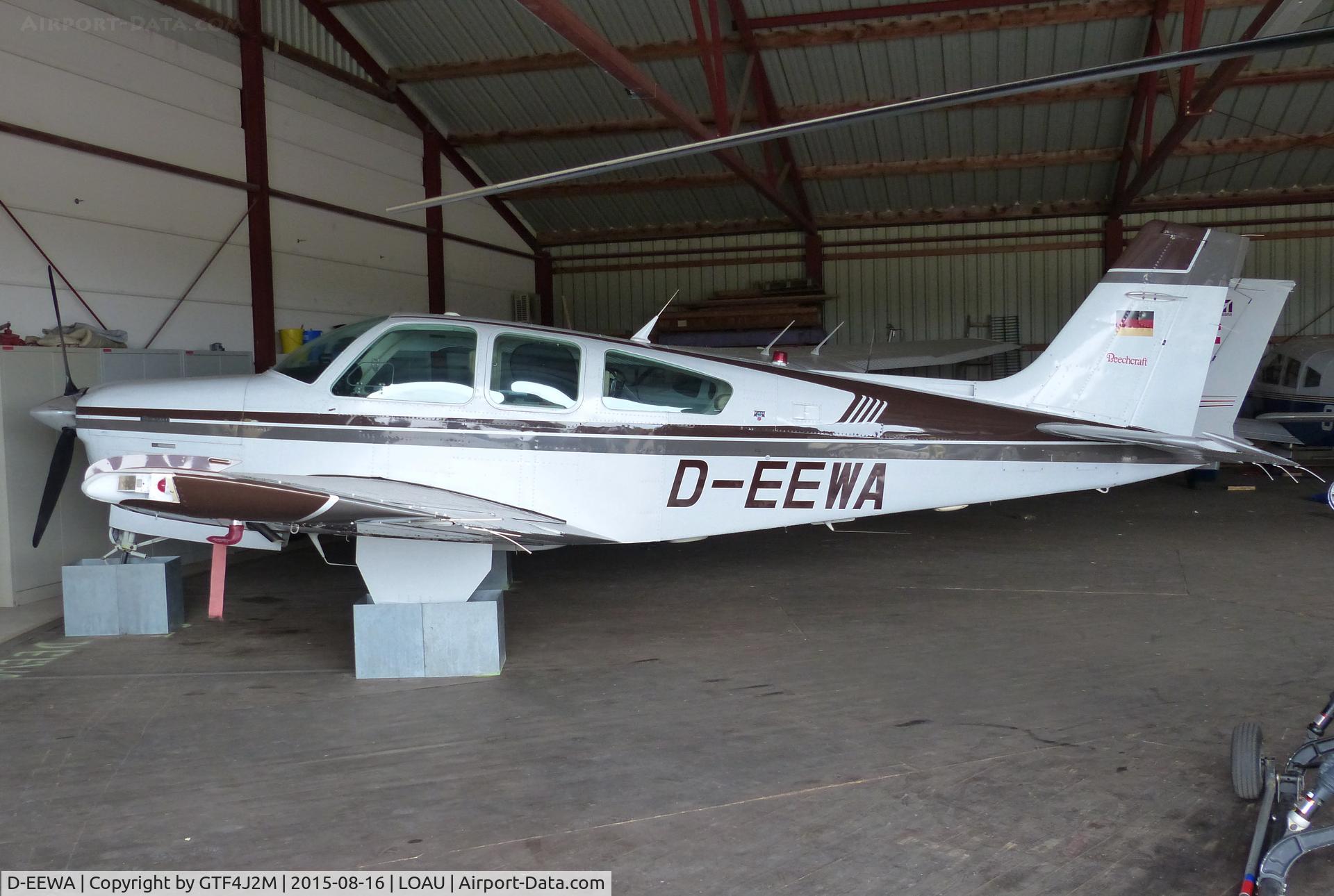 D-EEWA, 1988 Beech F33A Bonanza C/N CE1226, D-EEWA at Stockerau, Austria 16.8.15