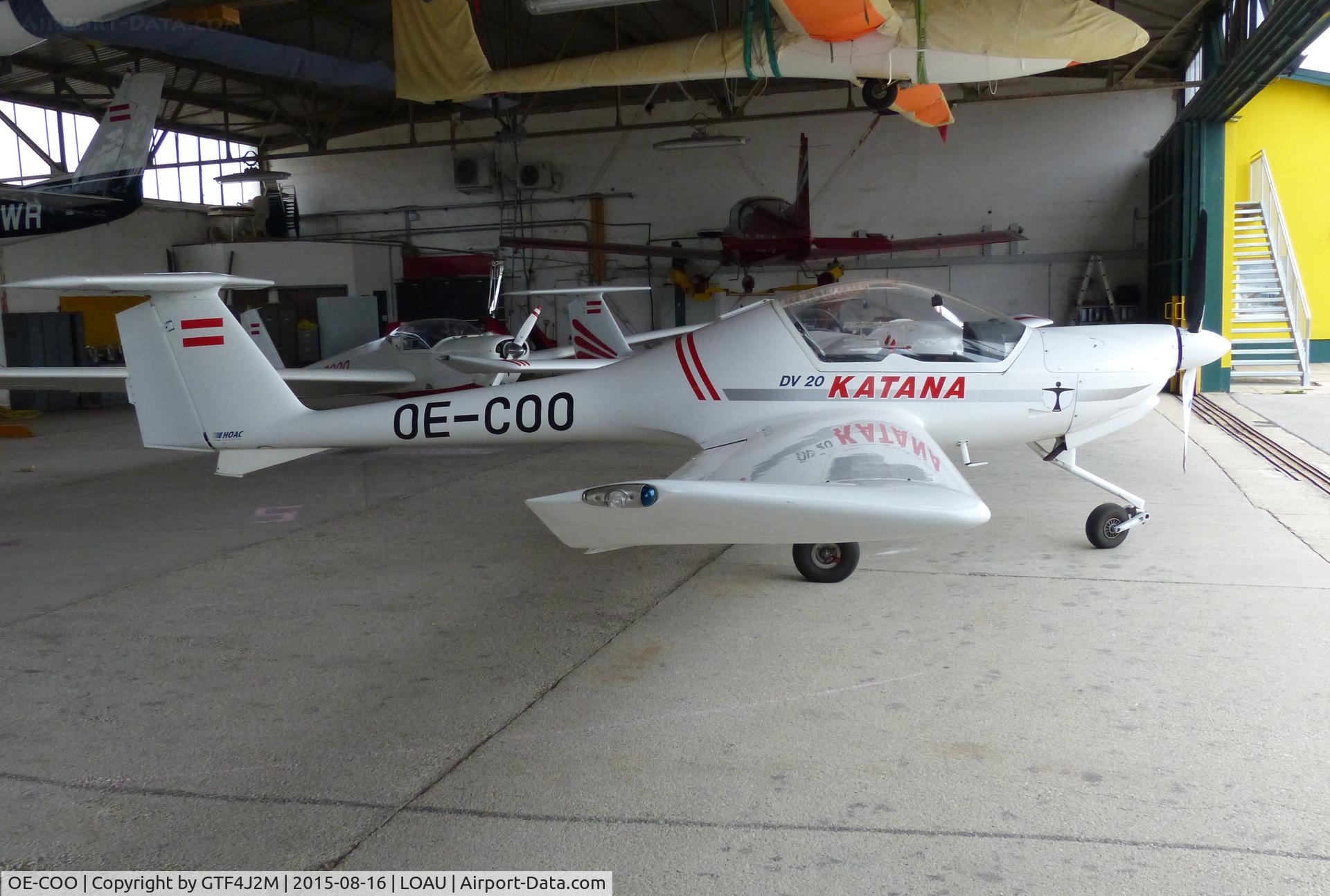 OE-COO, 1994 HOAC DV-20 Katana C/N 20041, OE-COO at Stockerau, Austria 16.8.15
