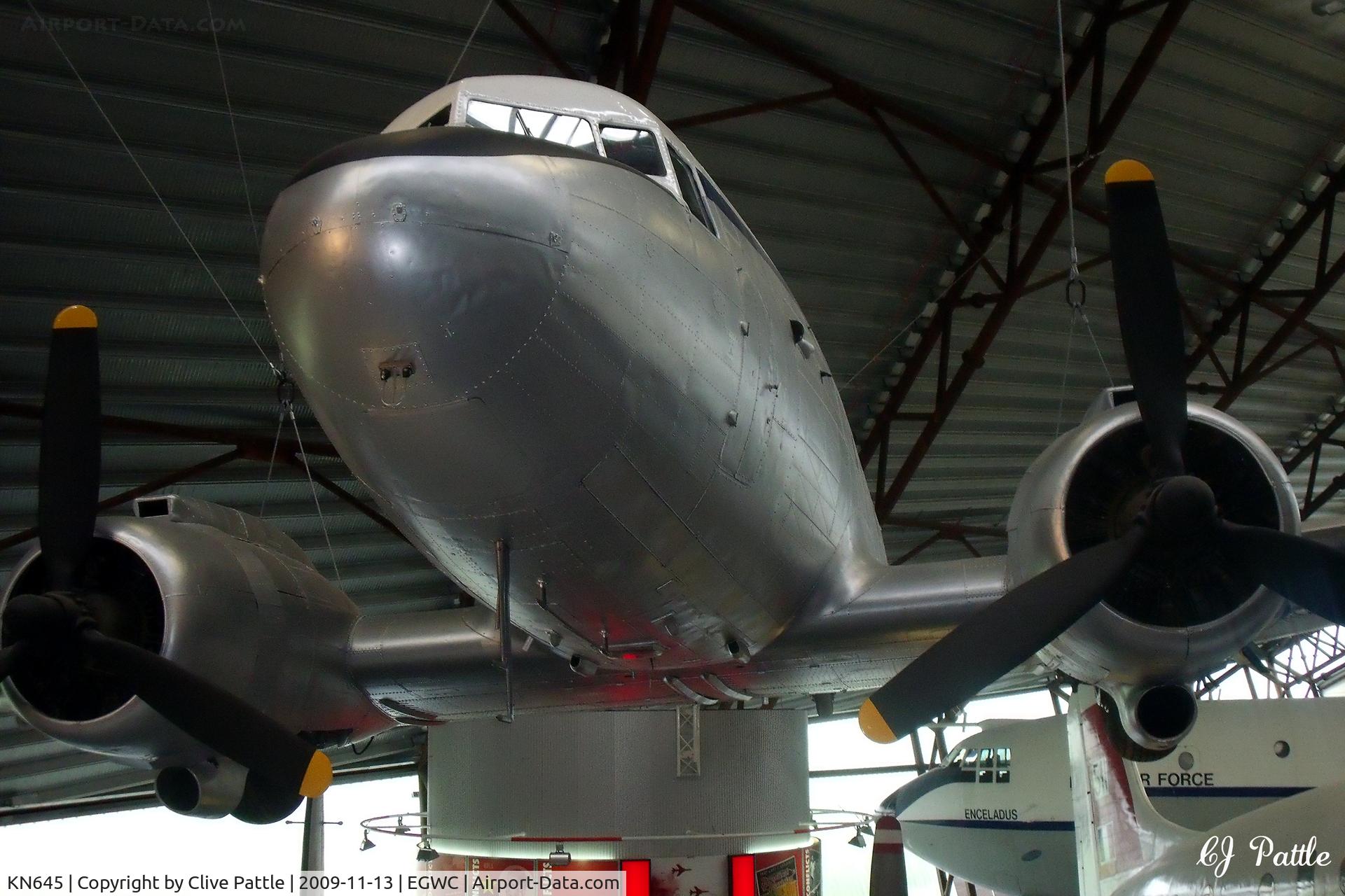 KN645, 1944 Douglas Dakota C.4 C/N 16587 / 33335, Preserved within the Royal Air Museum at RAF Cosford EGWC.