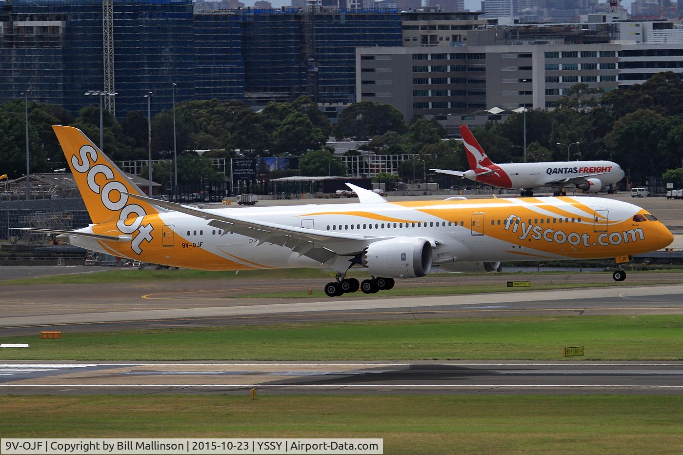 9V-OJF, 2015 Boeing 787-9 Dreamliner Dreamliner C/N 37119, in from SIN