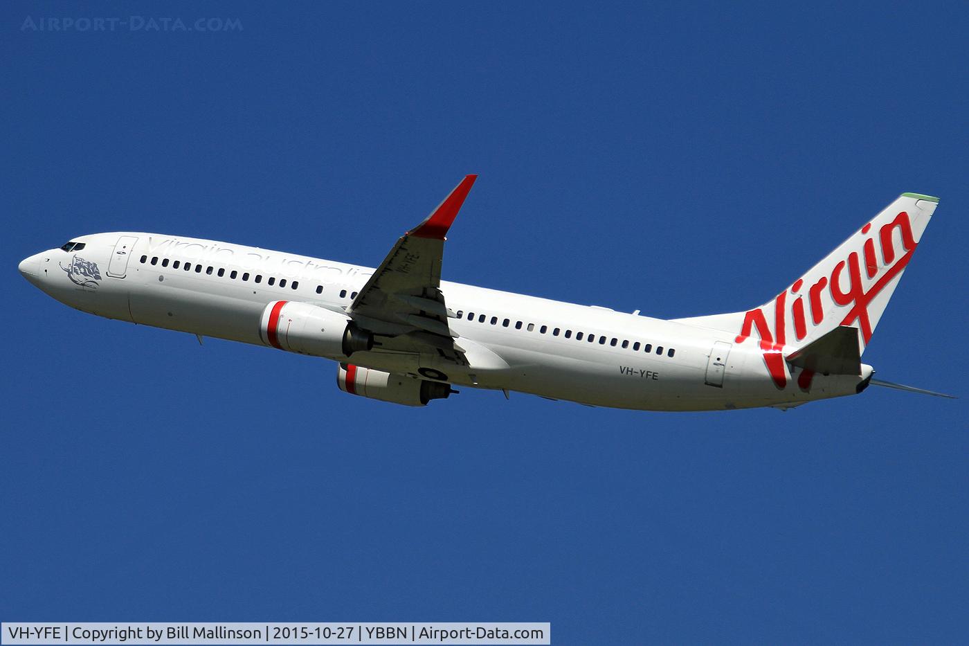 VH-YFE, 2011 Boeing 737-81D C/N 39414, away off 01