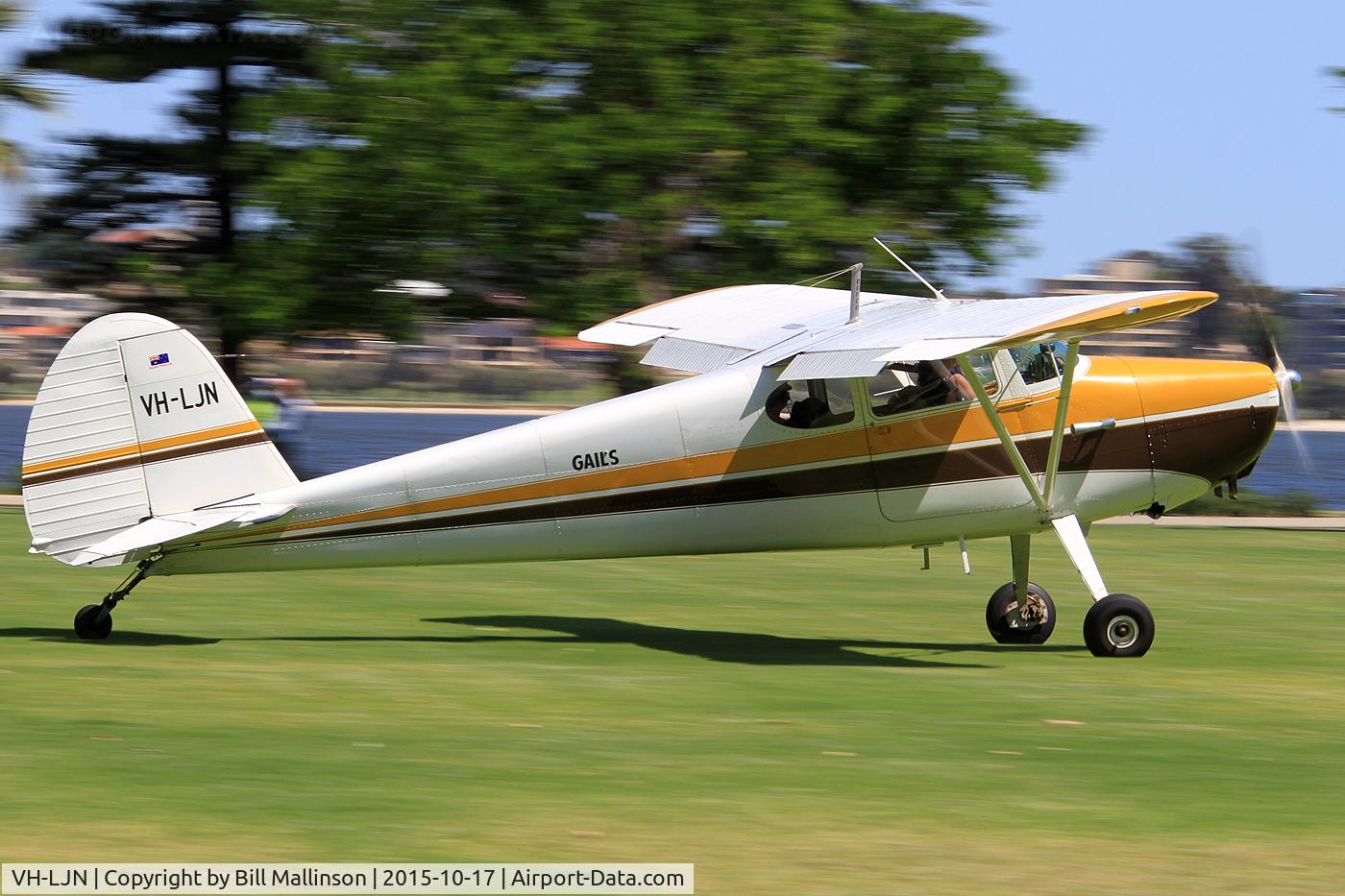 VH-LJN, Cessna 170 C/N 18306, 2015 Langley Park Fly In, Perth City, Western Australia