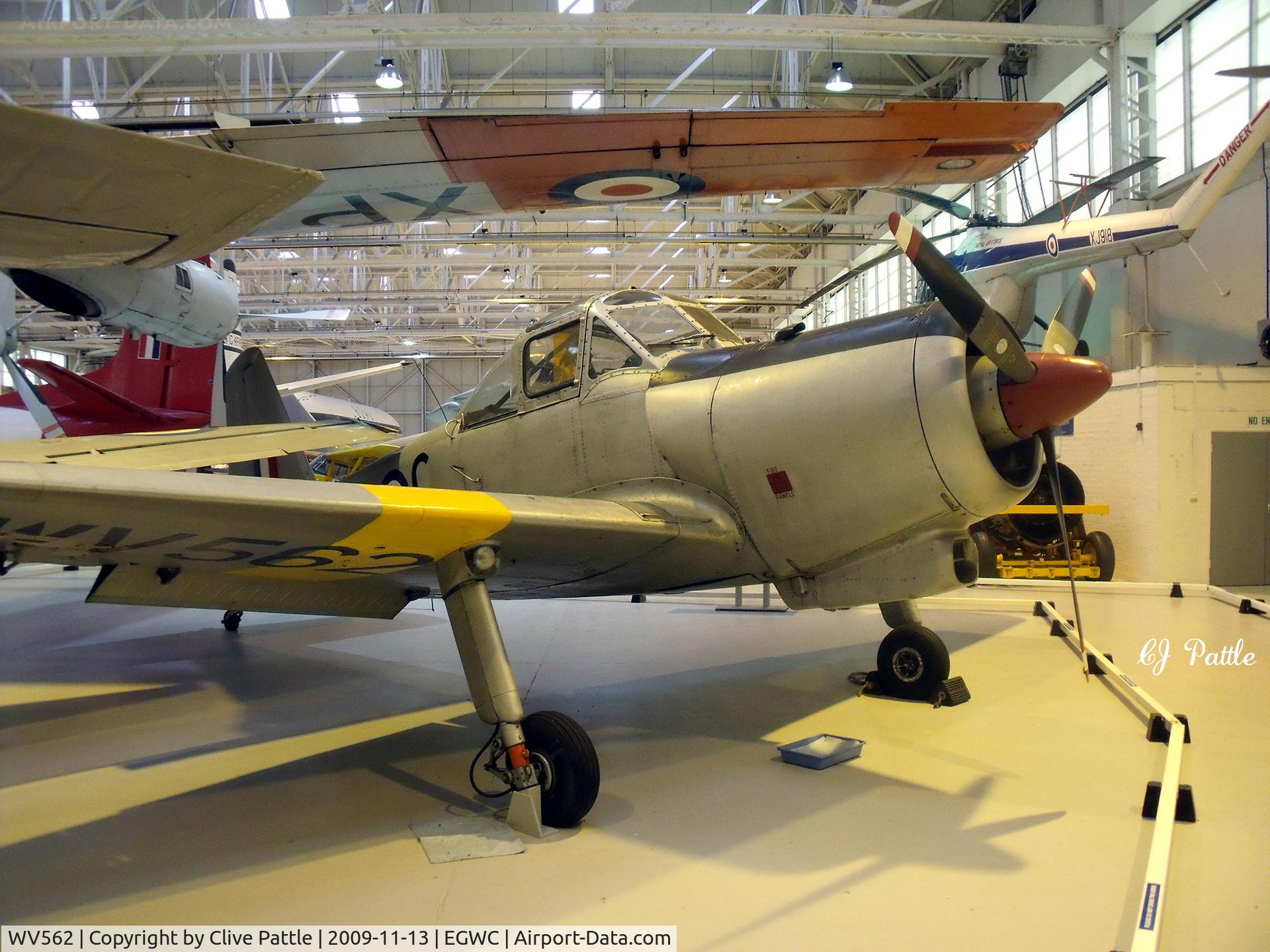 WV562, Percival P-56 Provost T.1 C/N PAC/56/108, On display in the Royal Air Museum at RAF Cosford EGWC.