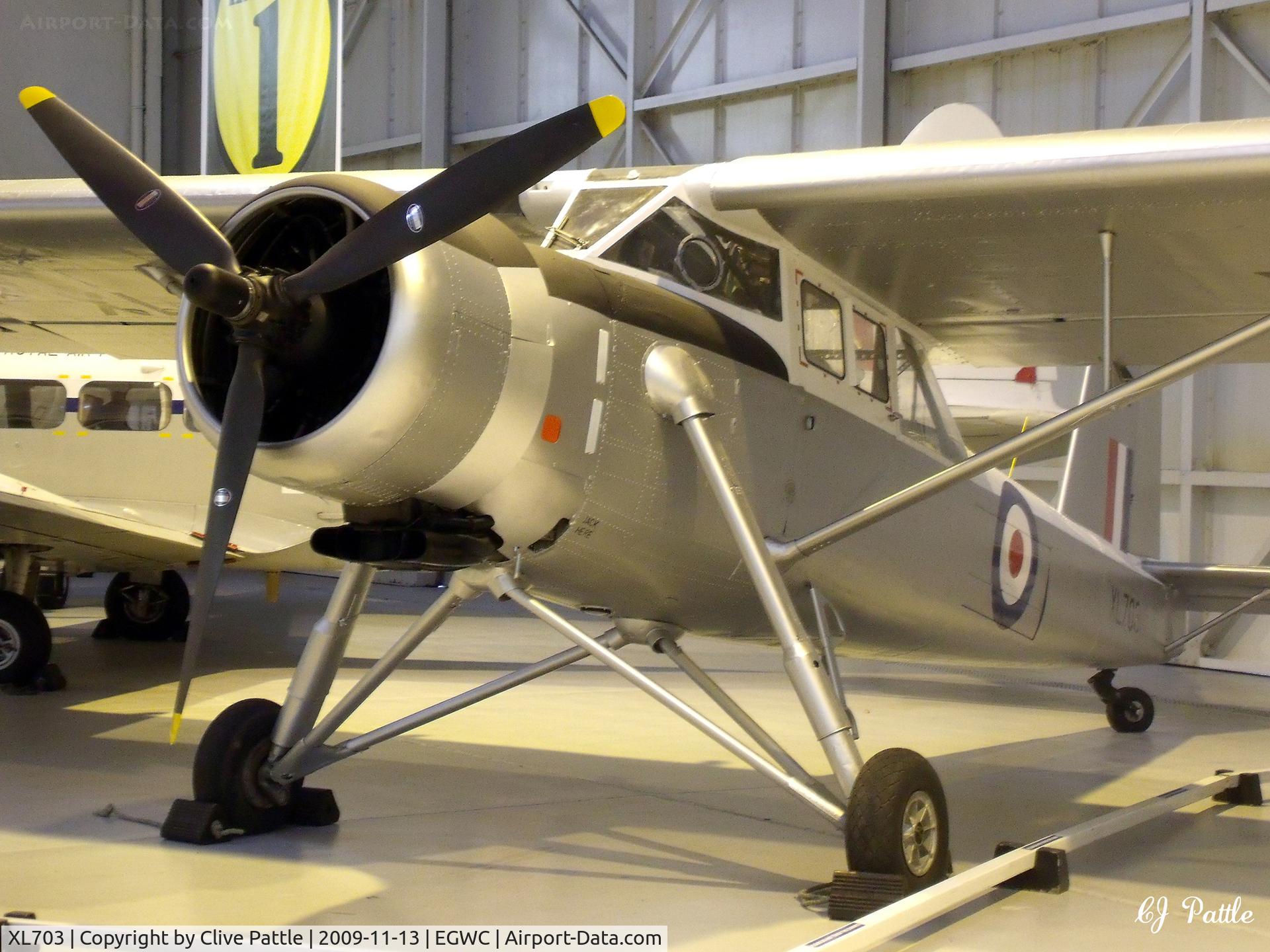 XL703, Scottish Aviation Pioneer CC.1 C/N 143, On display in the Royal Air Museum at RAF Cosford EGWC.