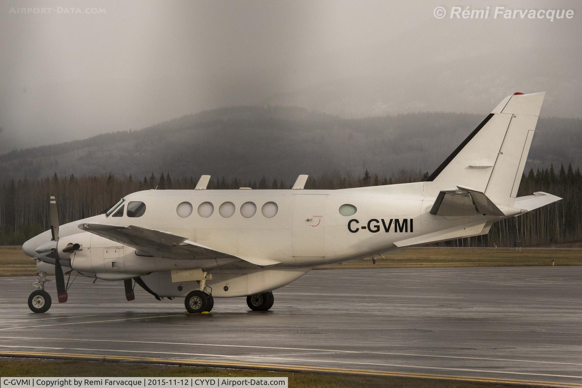 C-GVMI, 1975 Beech A100 King Air C/N B-222, Parked next to tower