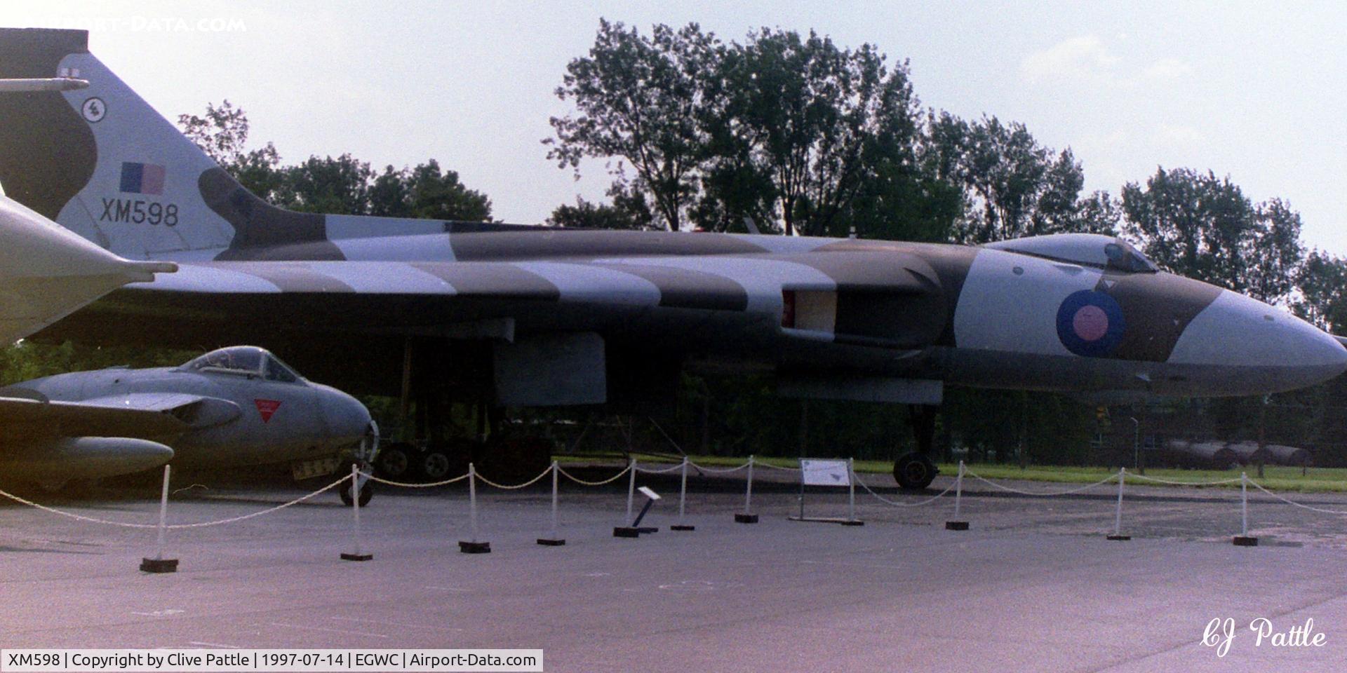 XM598, 1963 Avro Vulcan B.2 C/N Set 62, On external display at the RAF Museum at RAF Cosford.