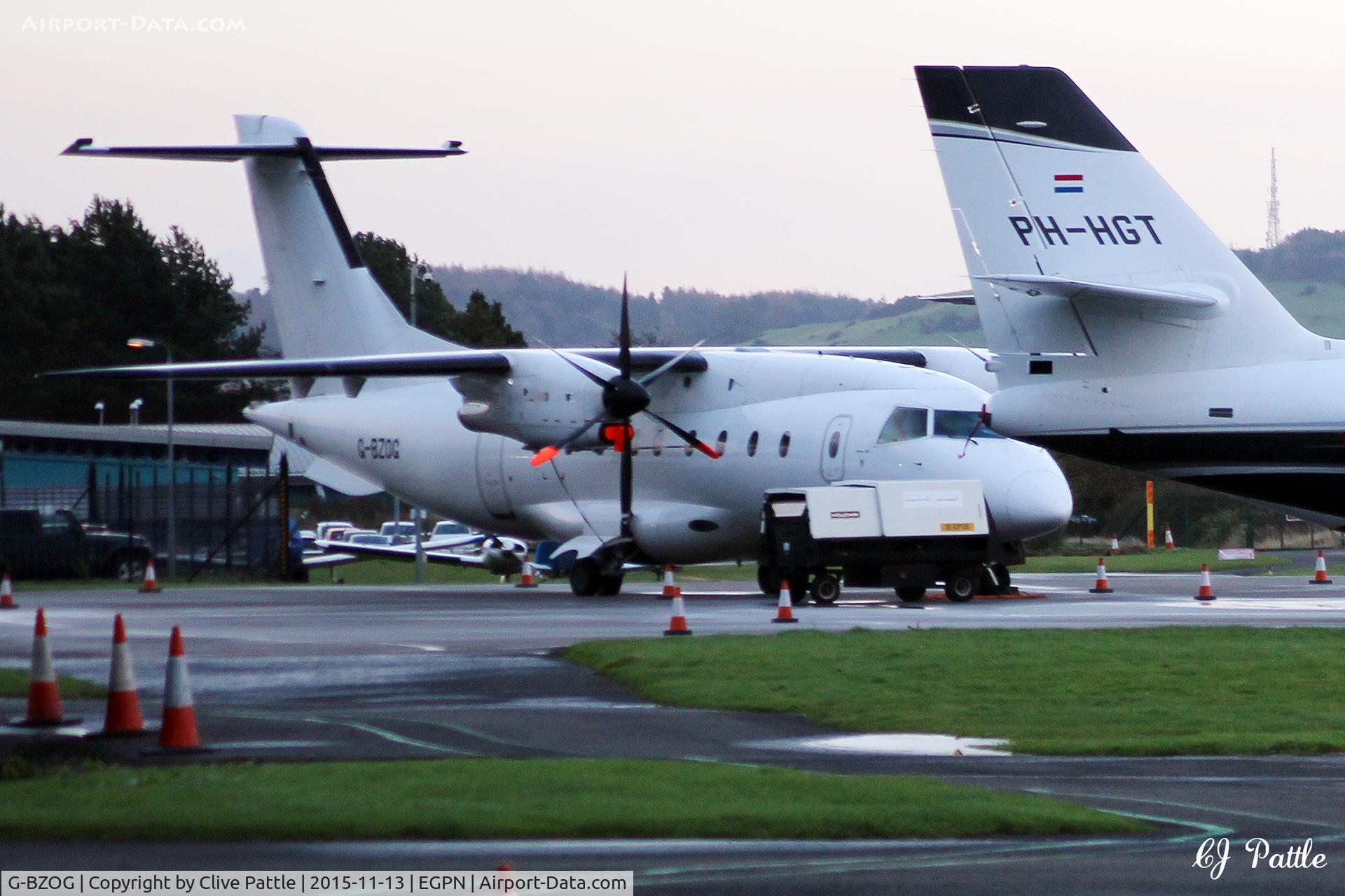 G-BZOG, 1998 Dornier 328-100 C/N 3088, Ramp shot at Dundee Riverside EGPN