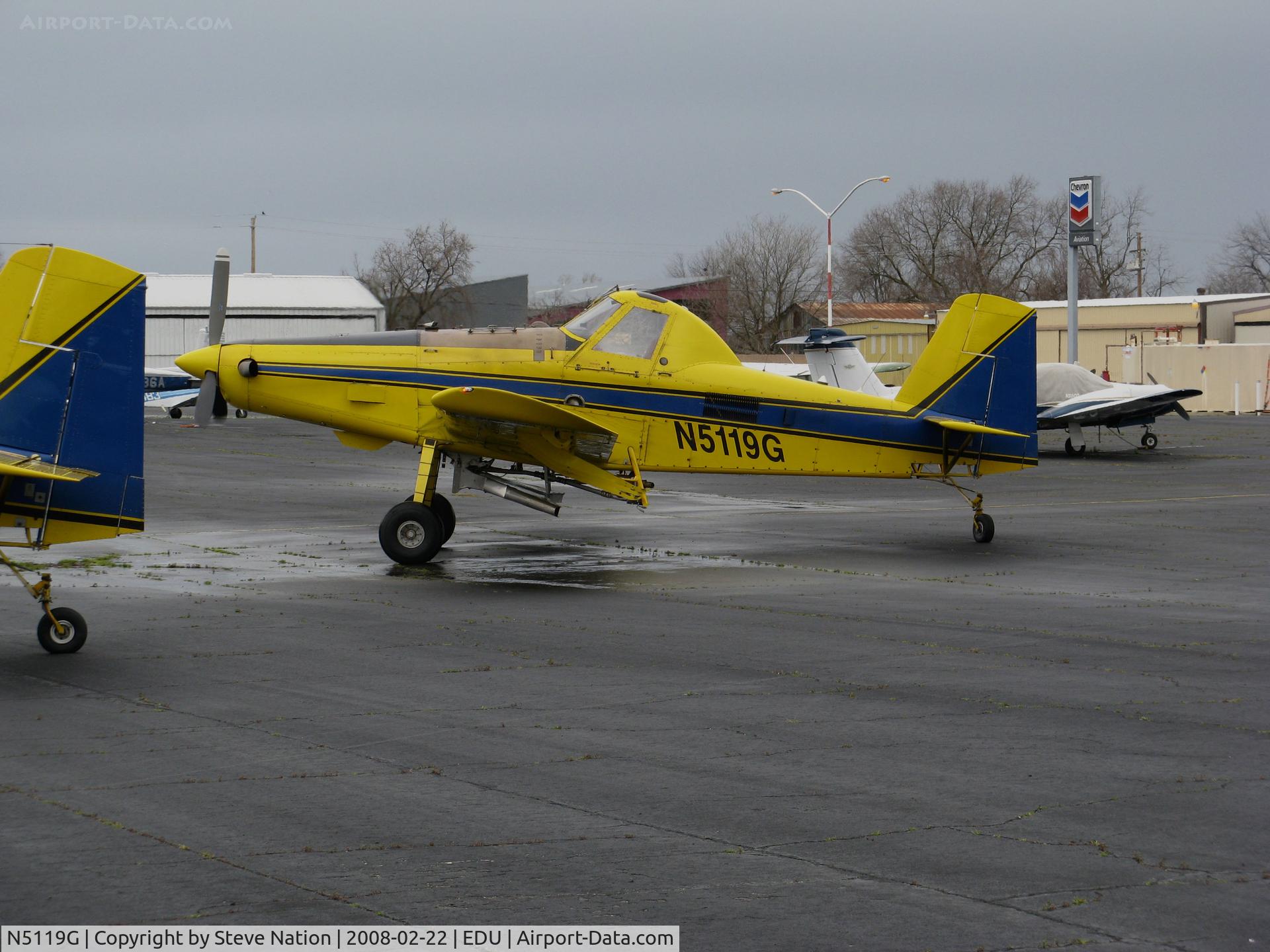 N5119G, 1997 Air Tractor Inc AT-502B C/N 502B-0474, Farm-Air 1997 Air Tractor AT-502B @ University airport, Davis, CA during rice seeding season