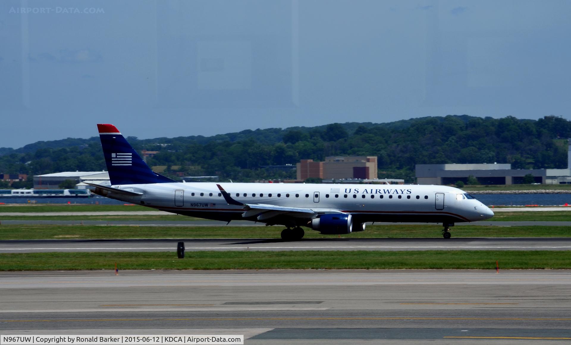 N967UW, 2008 Embraer 190AR (ERJ-190-100IGW) C/N 19000211, Landing National