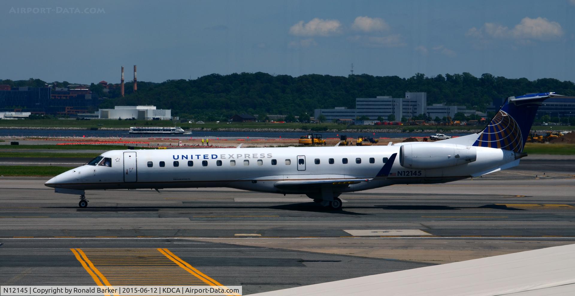 N12145, 2003 Embraer ERJ-145XR (EMB-145XR) C/N 145745, Taxi National