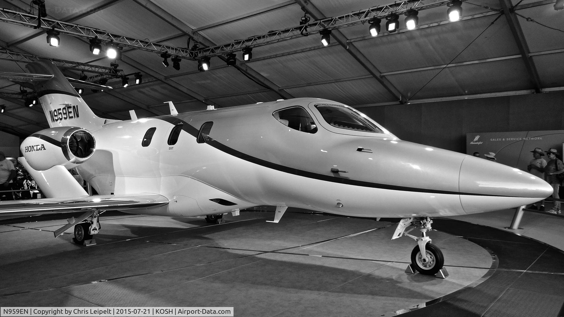 N959EN, 2015 Honda HA-420 HondaJet C/N 42000012, Wells Fargo Bank (Salt Lake City, UT) 2015 HondaJet on display on display at EAA AirVenture 2015. Very rare aircraft!