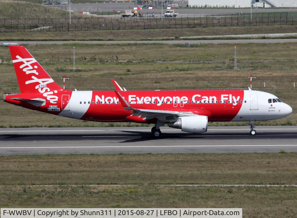 F-WWBV, 2015 Airbus A320-216 C/N 6702, C/n 6702 - To be JA01DJ