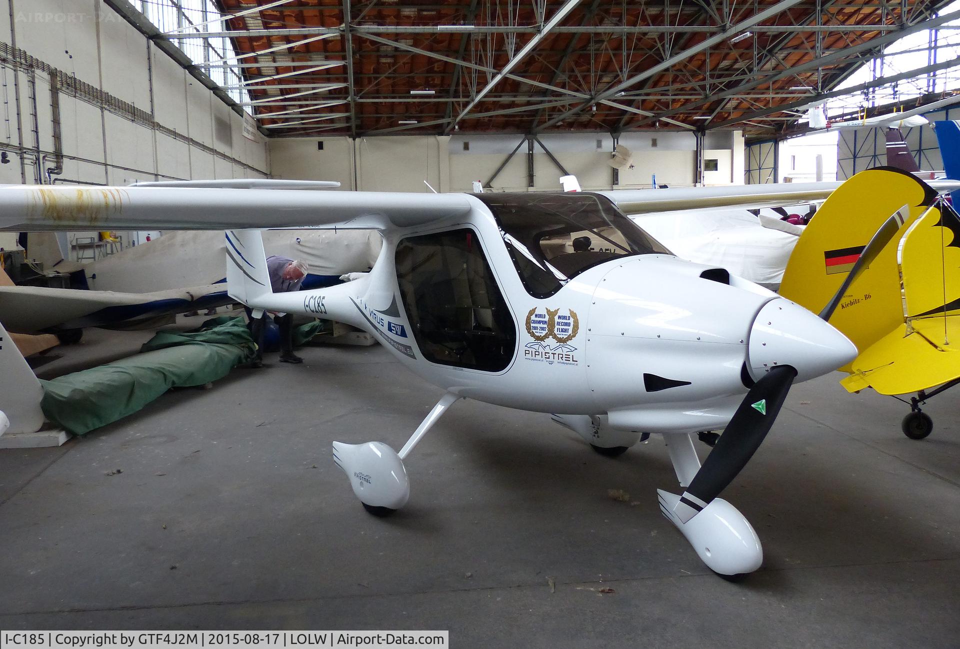 I-C185, 2015 Pipistrel Virus SW 100 C/N 726 SWN 100 IS, I-C185 at Wels, Austria 17.8.15