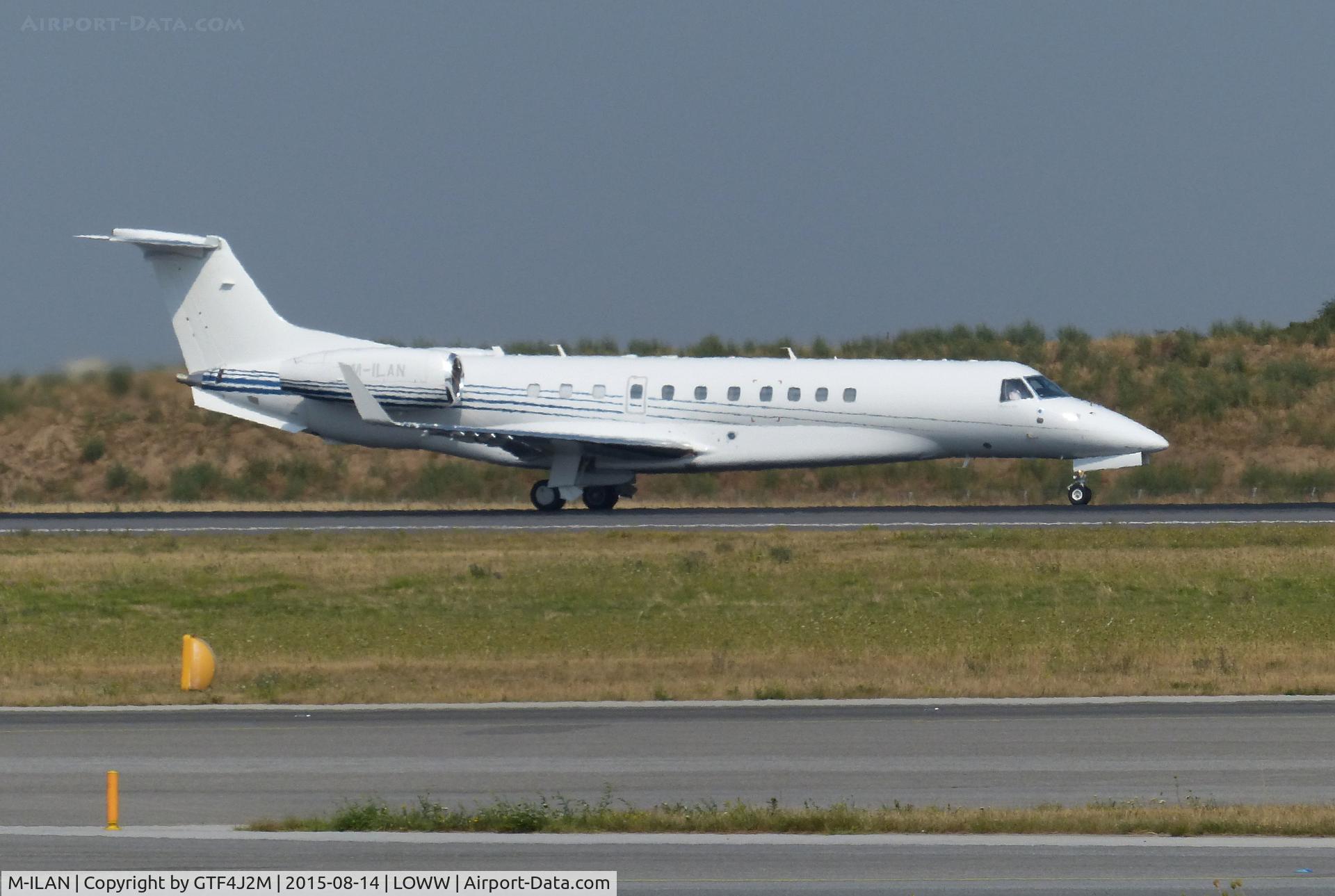M-ILAN, 2014 Embraer EMB-135BJ Legacy 650 C/N 14501192, M-ILAN at Vienna 14.8.15