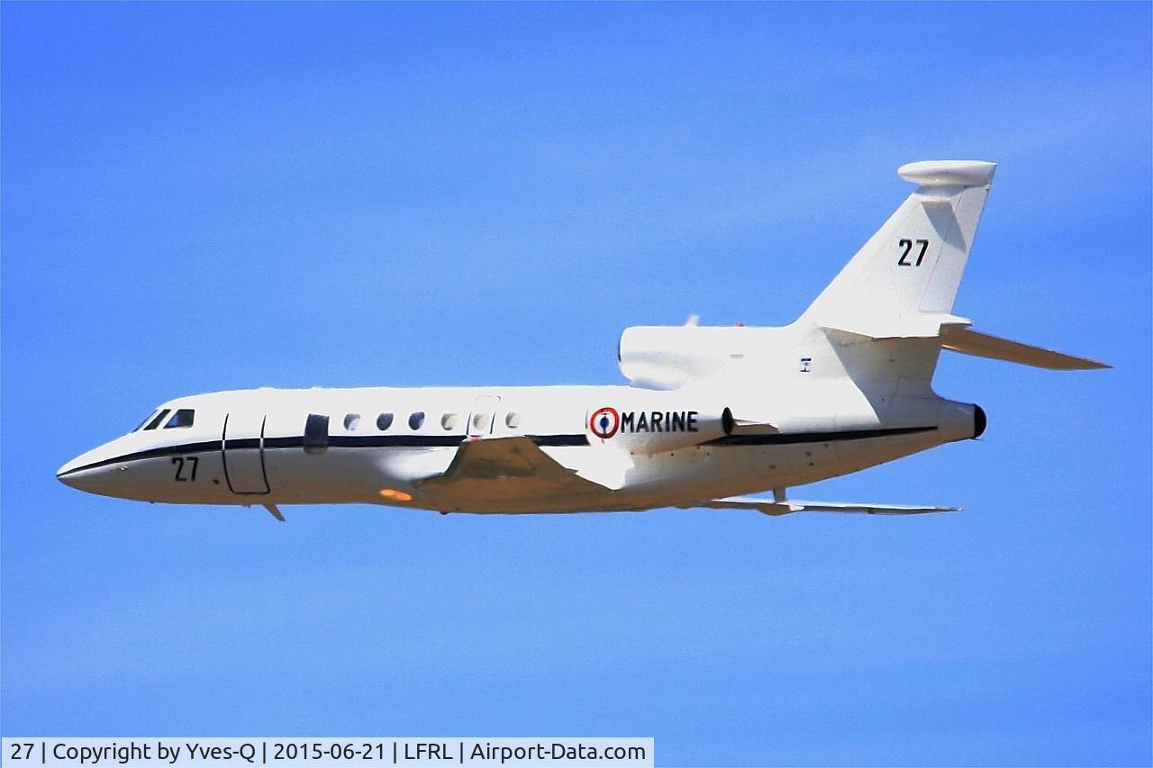 27, Dassault Falcon 50 Surmar C/N 27, Dassault Falcon 50 MS Surmar, On display, Lanvéoc-Poulmic (LFRL) Open day 2015
