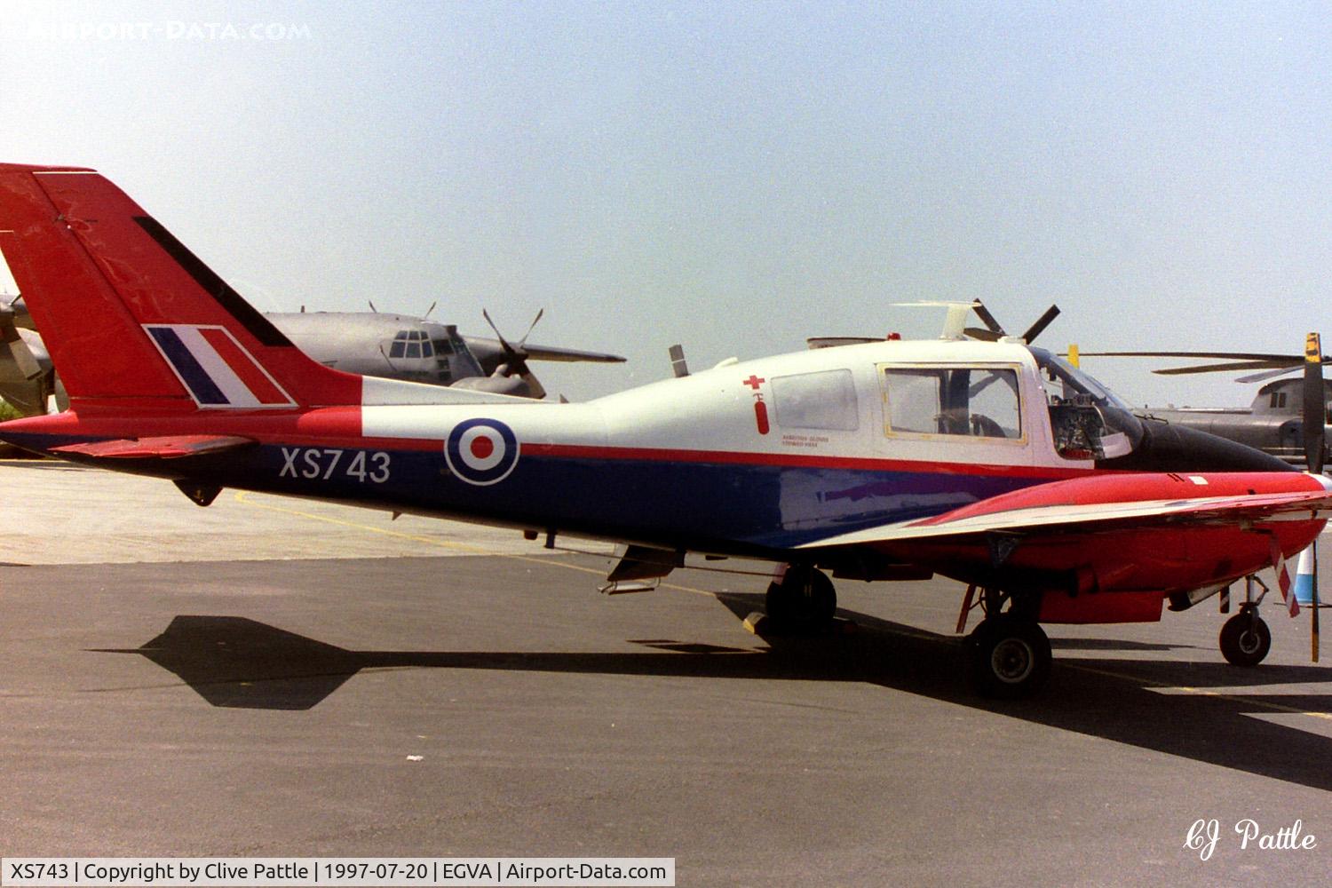 XS743, 1965 Beagle B-206Z Basset C/N B.004, At RIAT '97 EGVA