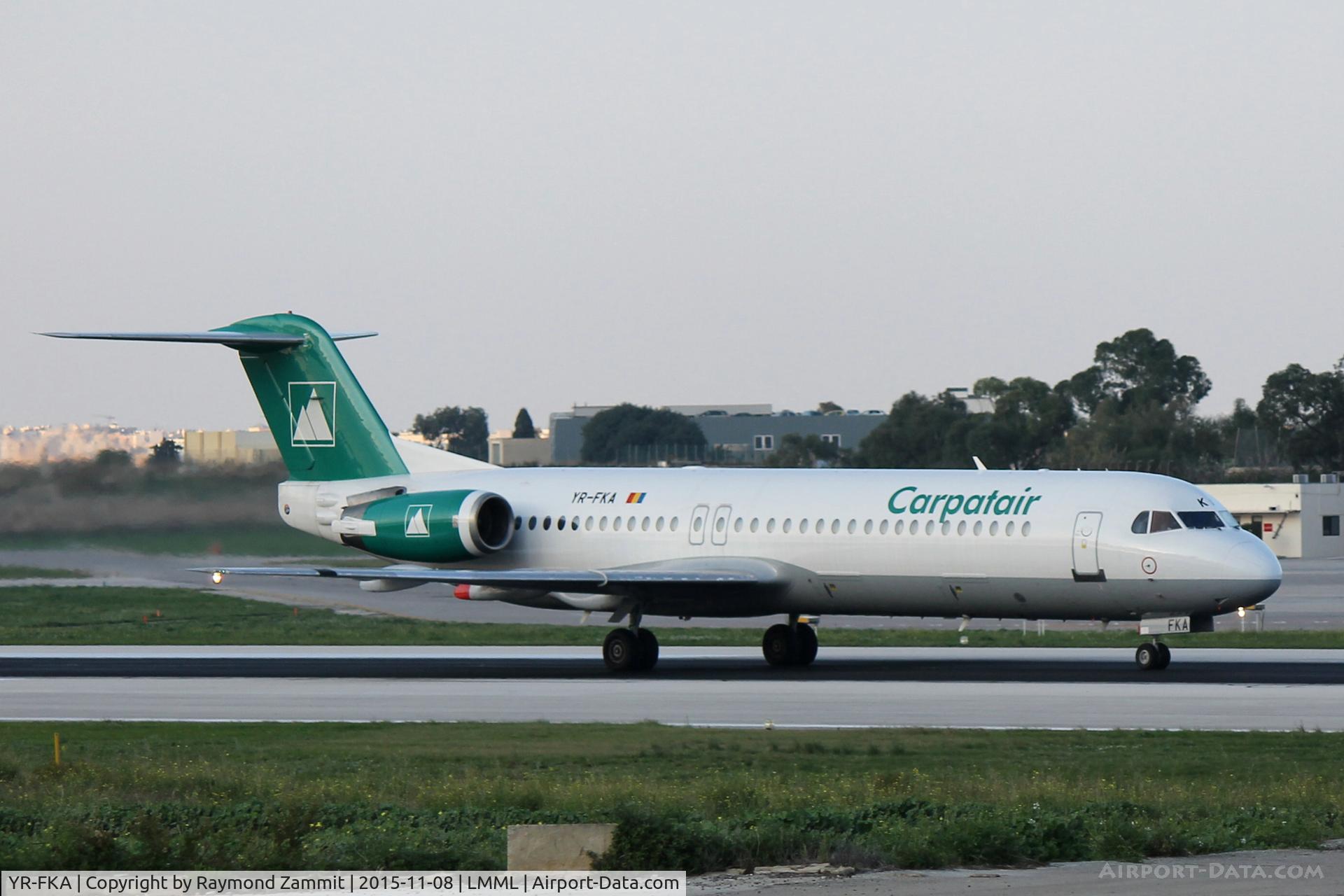 YR-FKA, 1991 Fokker 100 (F-28-0100) C/N 11340, F100 YR-FKA Carpatair