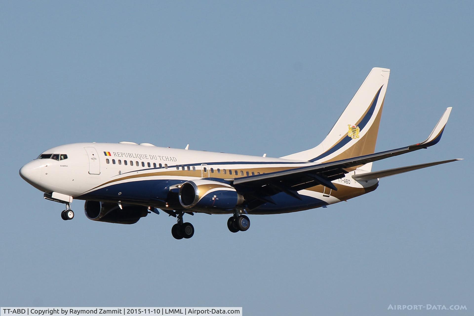 TT-ABD, 1999 Boeing 737-74Q BBJ C/N 29136, B737-400 TT-ABD Government of Chad