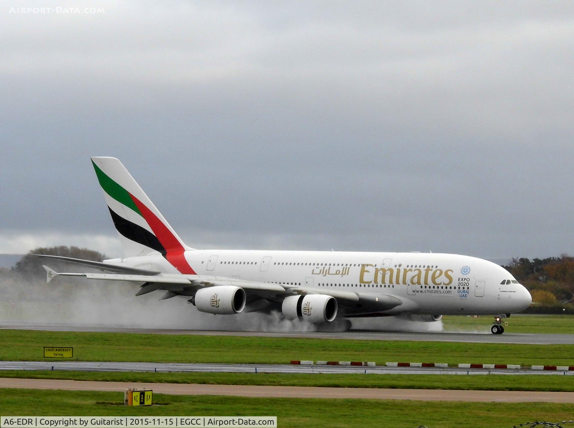 A6-EDR, 2011 Airbus A380-861 C/N 083, At Manchester