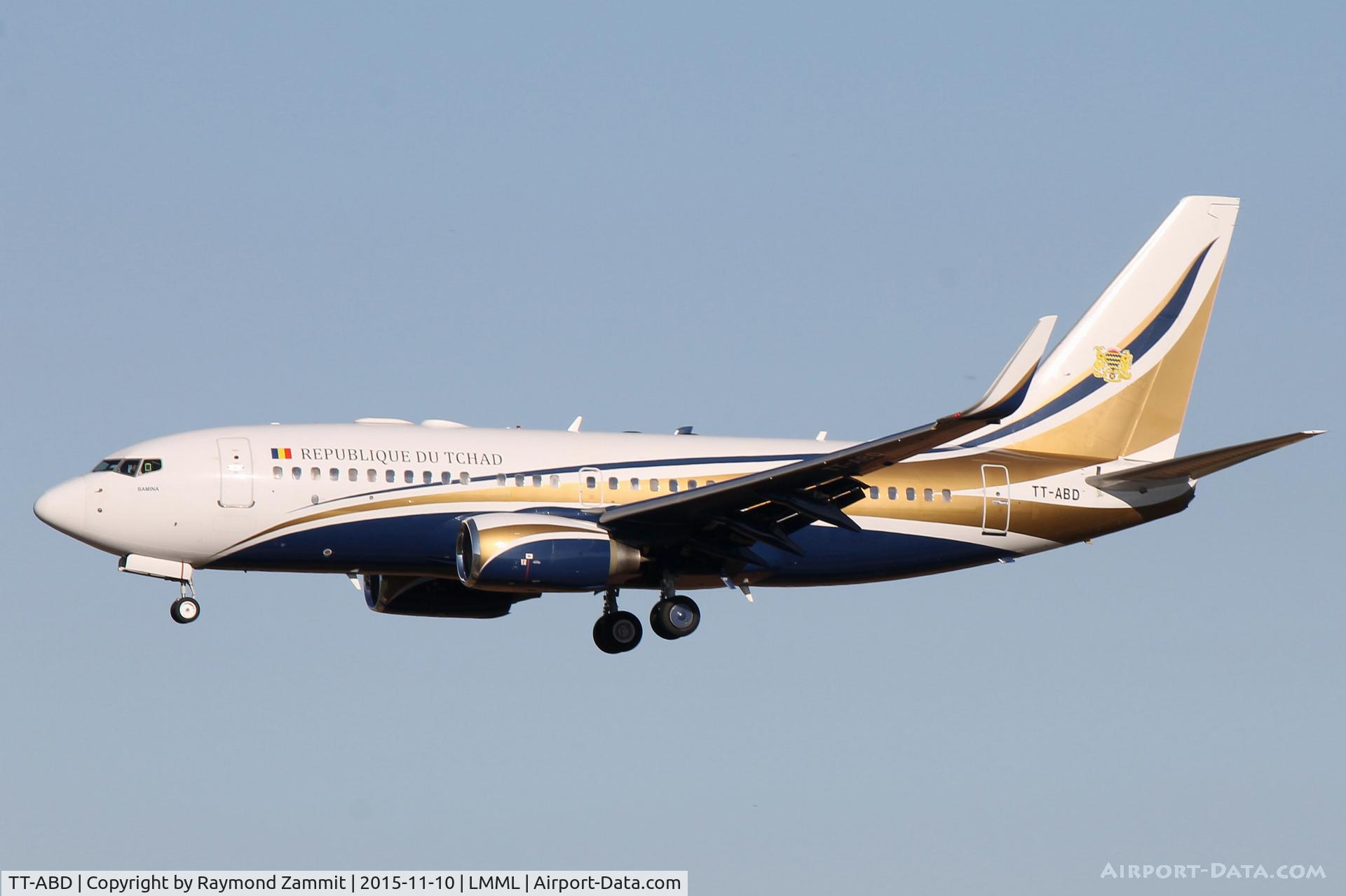 TT-ABD, 1999 Boeing 737-74Q BBJ C/N 29136, B737-400 TT-ABD Government of Chad