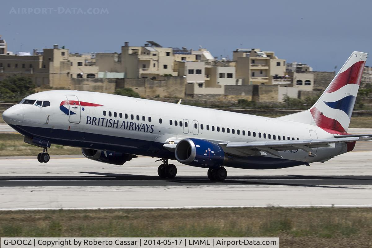 G-DOCZ, 1993 Boeing 737-436 C/N 25858, Runway 31
