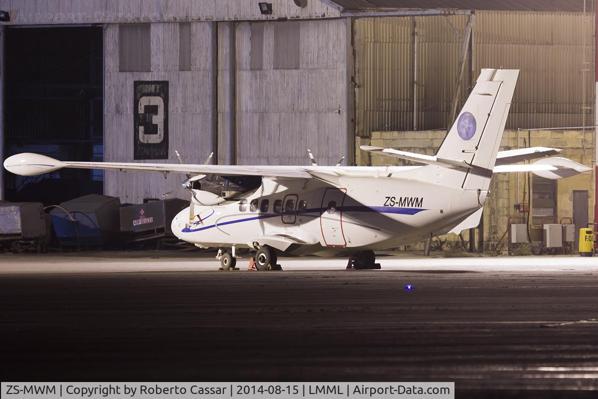 ZS-MWM, 1991 Let L-410UVP-E20 Turbolet C/N 912613, Park 2