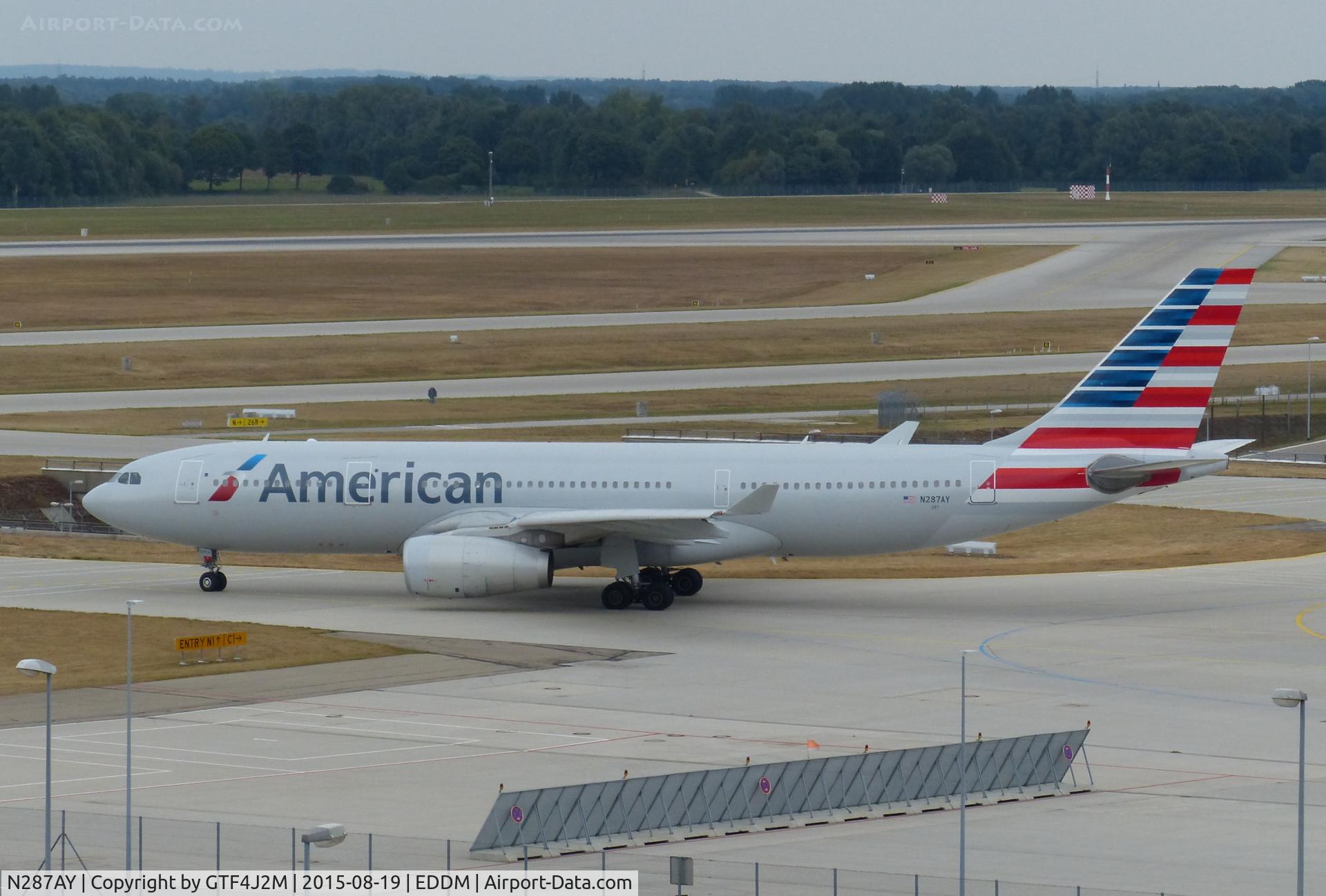 N287AY, 2013 Airbus A330-243 C/N 1417, N287AY at Munich 19.8.15