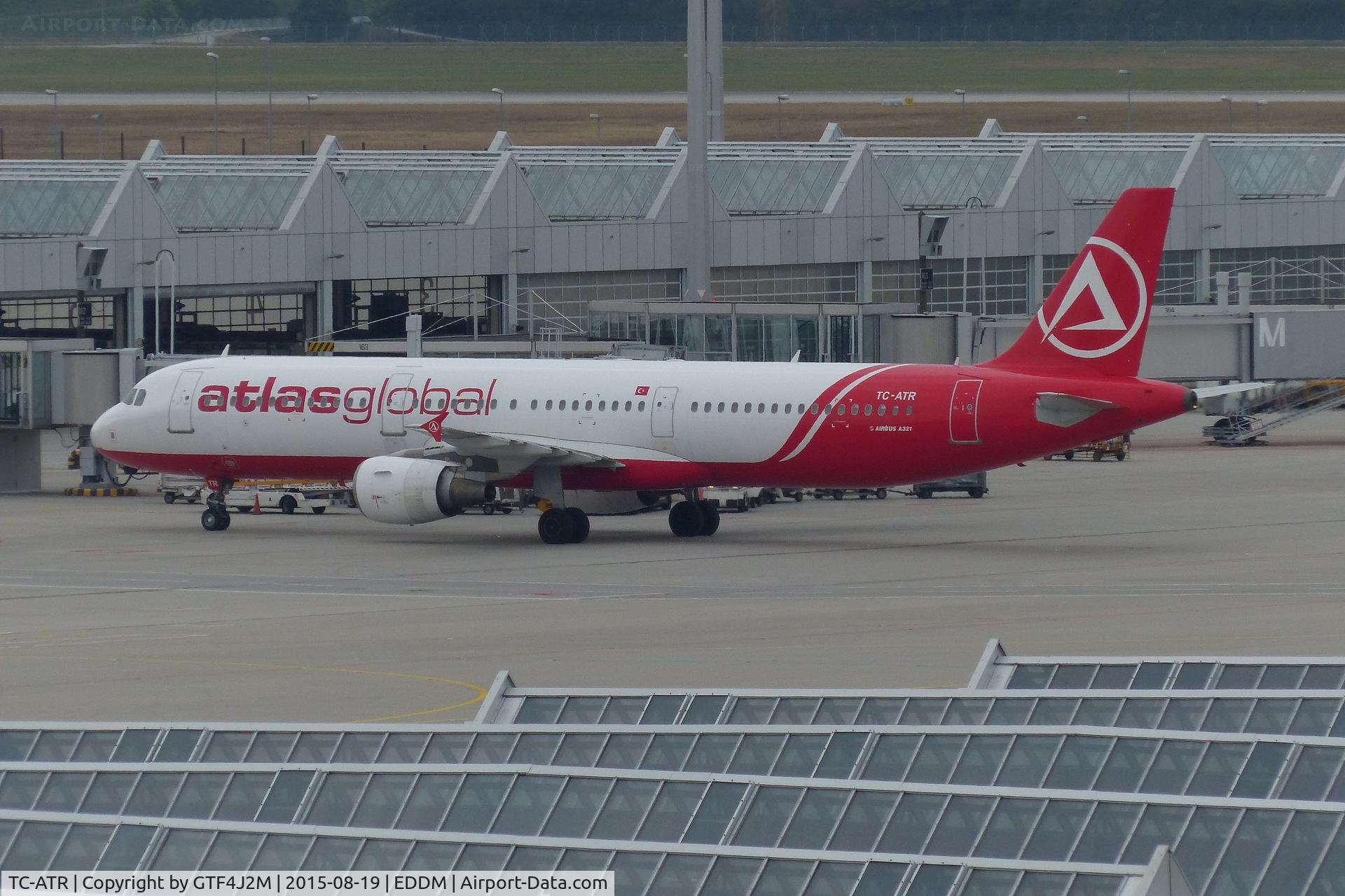 TC-ATR, 2001 Airbus A321-213 C/N 1451, TC-ATR at Munich 19.8.15