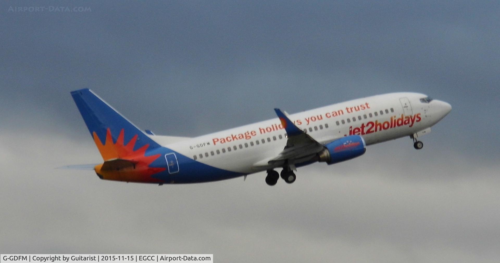 G-GDFM, 1998 Boeing 737-36N C/N 28586, At Manchester