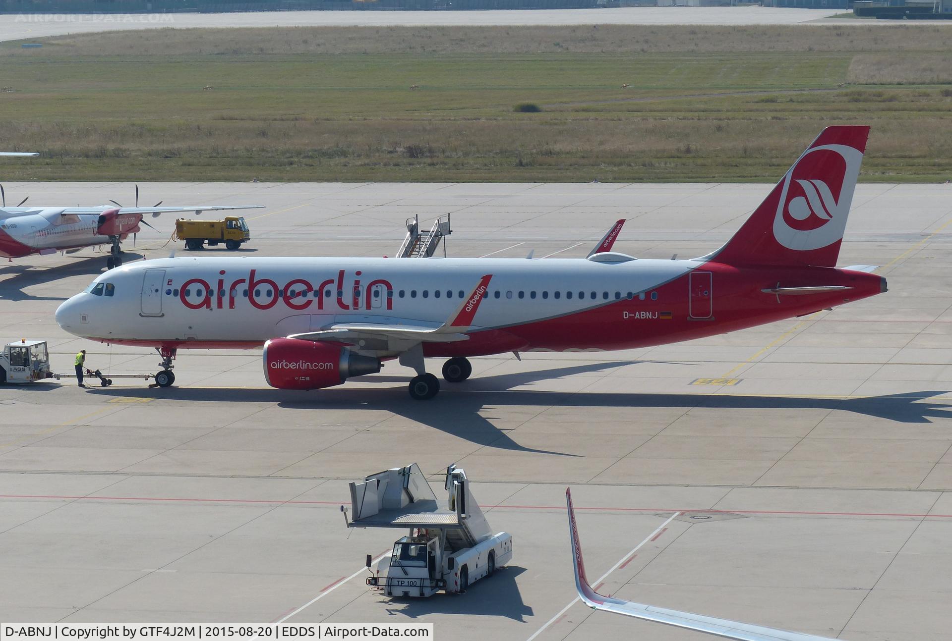 D-ABNJ, 2013 Airbus A320-214 C/N 5522, D-ABNJ at Stuttgart 20.8.15