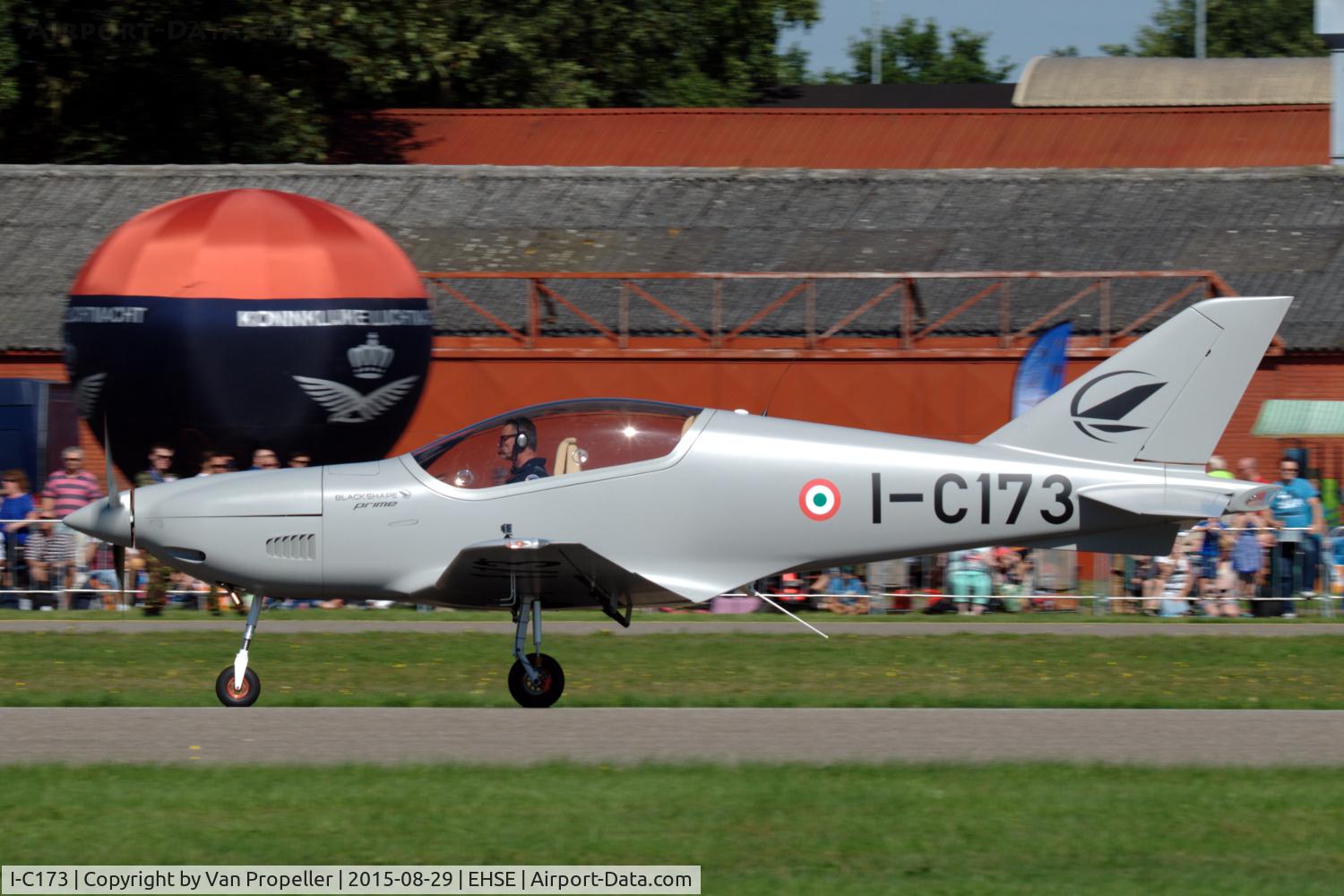 I-C173, Blackshape Prime C/N not found I-C173, Blackshape Prime on the runway of Breda airport (Seppe), the Netherlands