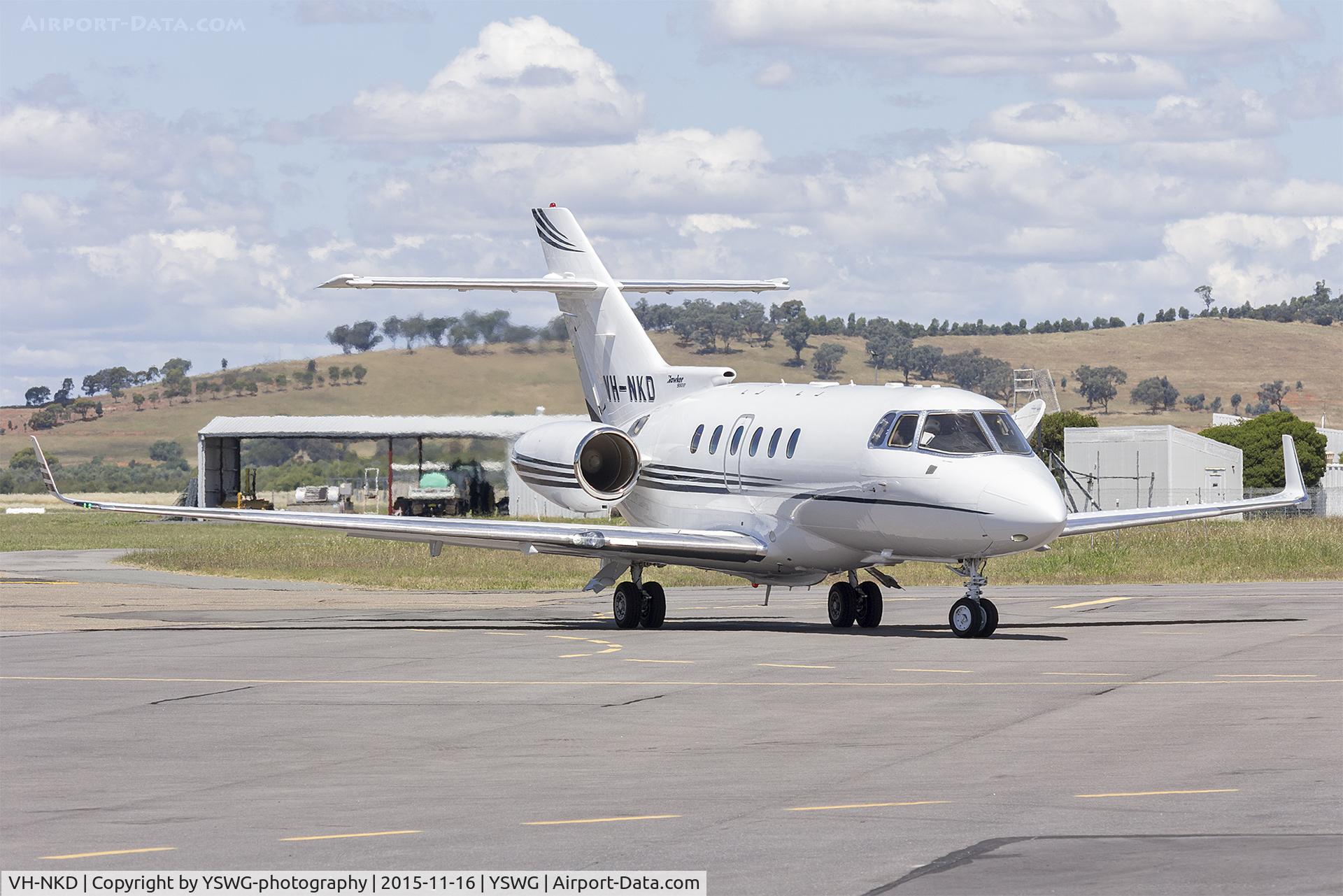 VH-NKD, 2008 Hawker Beechcraft 900XP C/N HA-0064, CML Aviation (VH-NKD) Hawker 900XP taxiing at Wagga Wagga Airport.