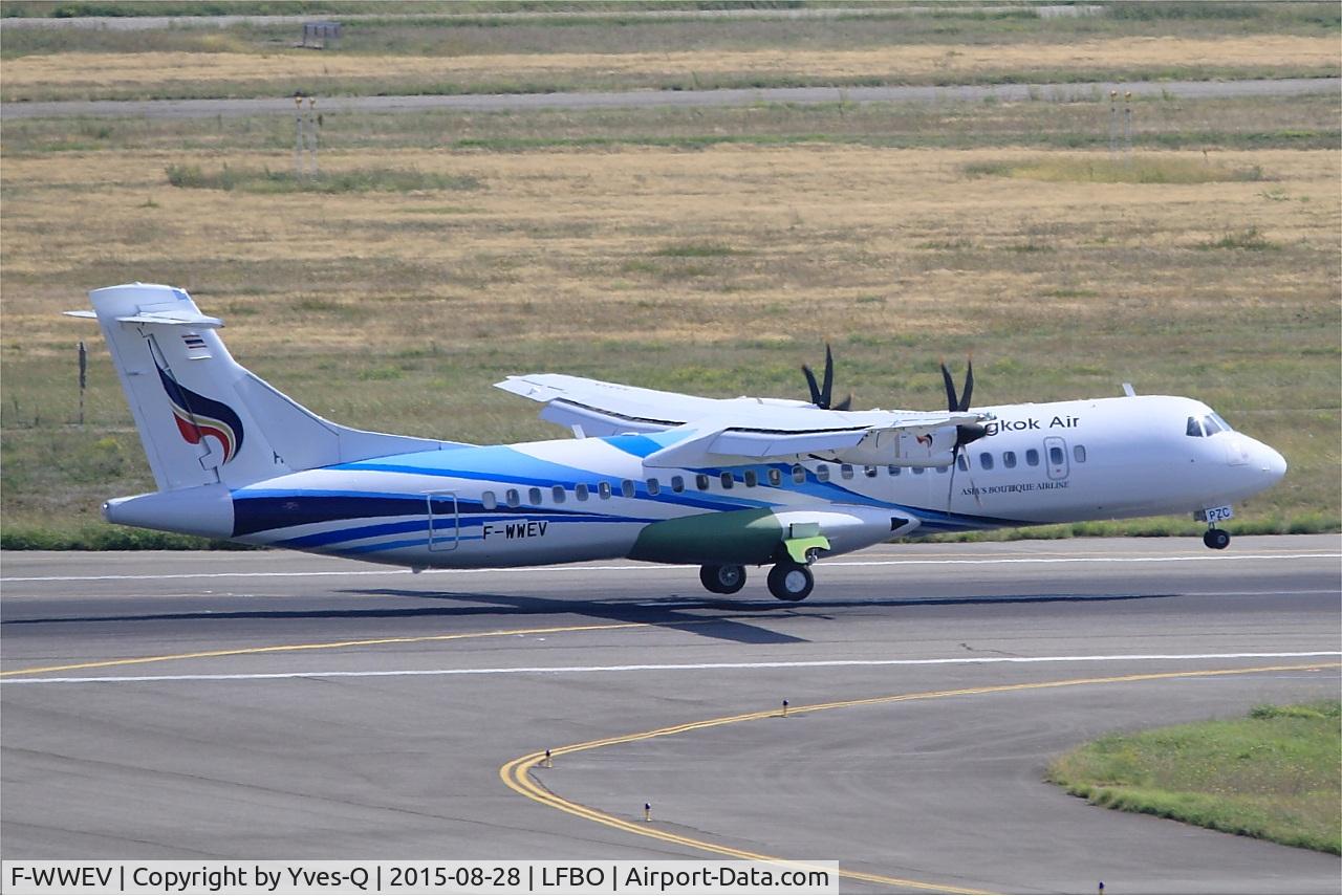 F-WWEV, 2015 ATR 72-600 C/N 1269, ATR 72-600 (72-212A), Landing rwy 14R, Toulouse-Blagnac airport (LFBO-TLS)