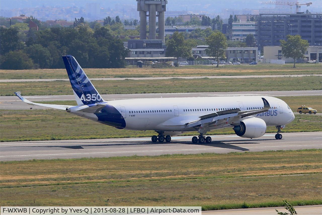 F-WXWB, 2013 Airbus A350-941 C/N 001, Airbus A350-941, Landing rwy 14R, Toulouse-Blagnac airport (LFBO-TLS)