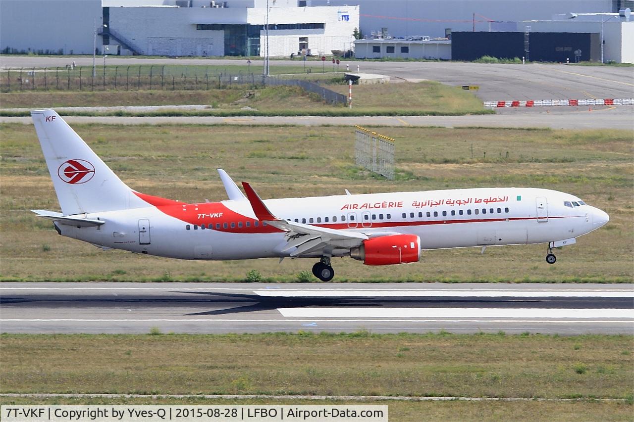 7T-VKF, 2010 Boeing 737-8D6 C/N 40860, Boeing 737-8D6, On final rwy 14R, Toulouse-Blagnac airport (LFBO-TLS)