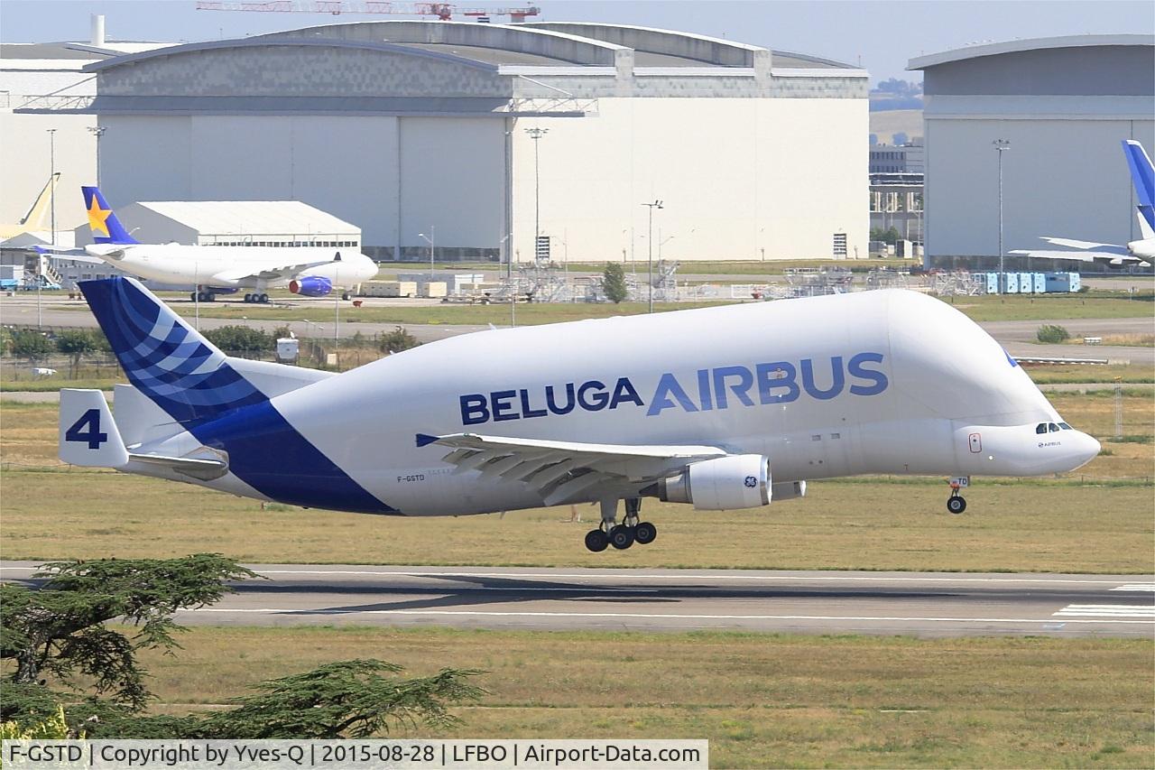 F-GSTD, 1998 Airbus A300B4-608ST Beluga C/N 776, Airbus A300B4-608ST Beluga, On final rwy 14R, Toulouse-Blagnac airport (LFBO-TLS)