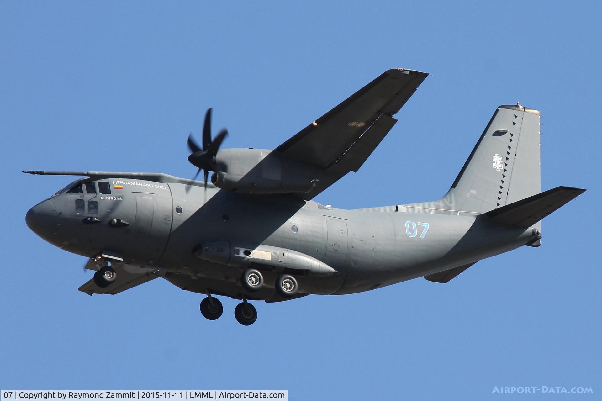 07, 2008 Alenia C-27J Spartan C/N 4139, C-27J Spartan 07 Lithuanian Air Force