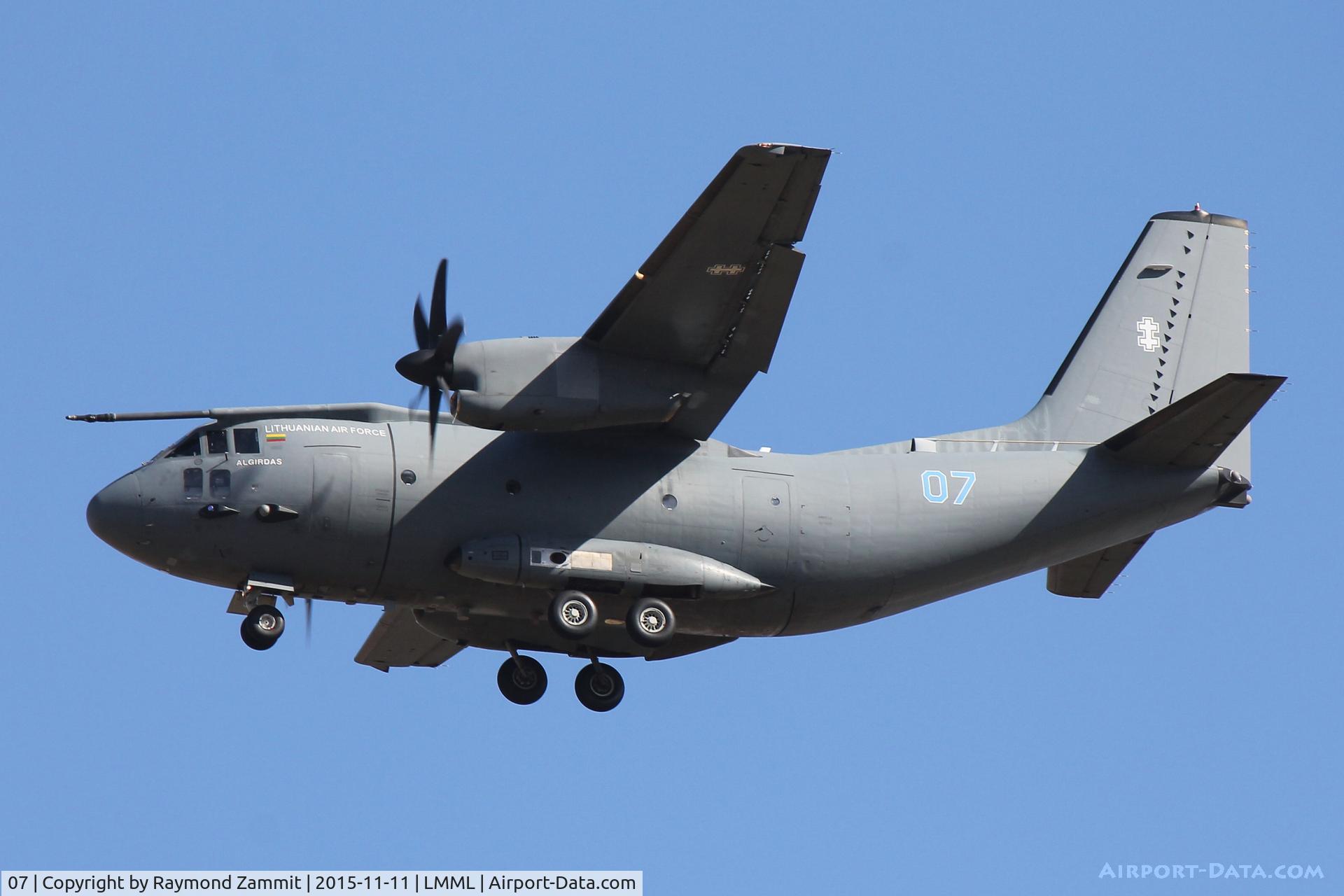 07, 2008 Alenia C-27J Spartan C/N 4139, C-27J Spartan 07 Lithuanian Air Force