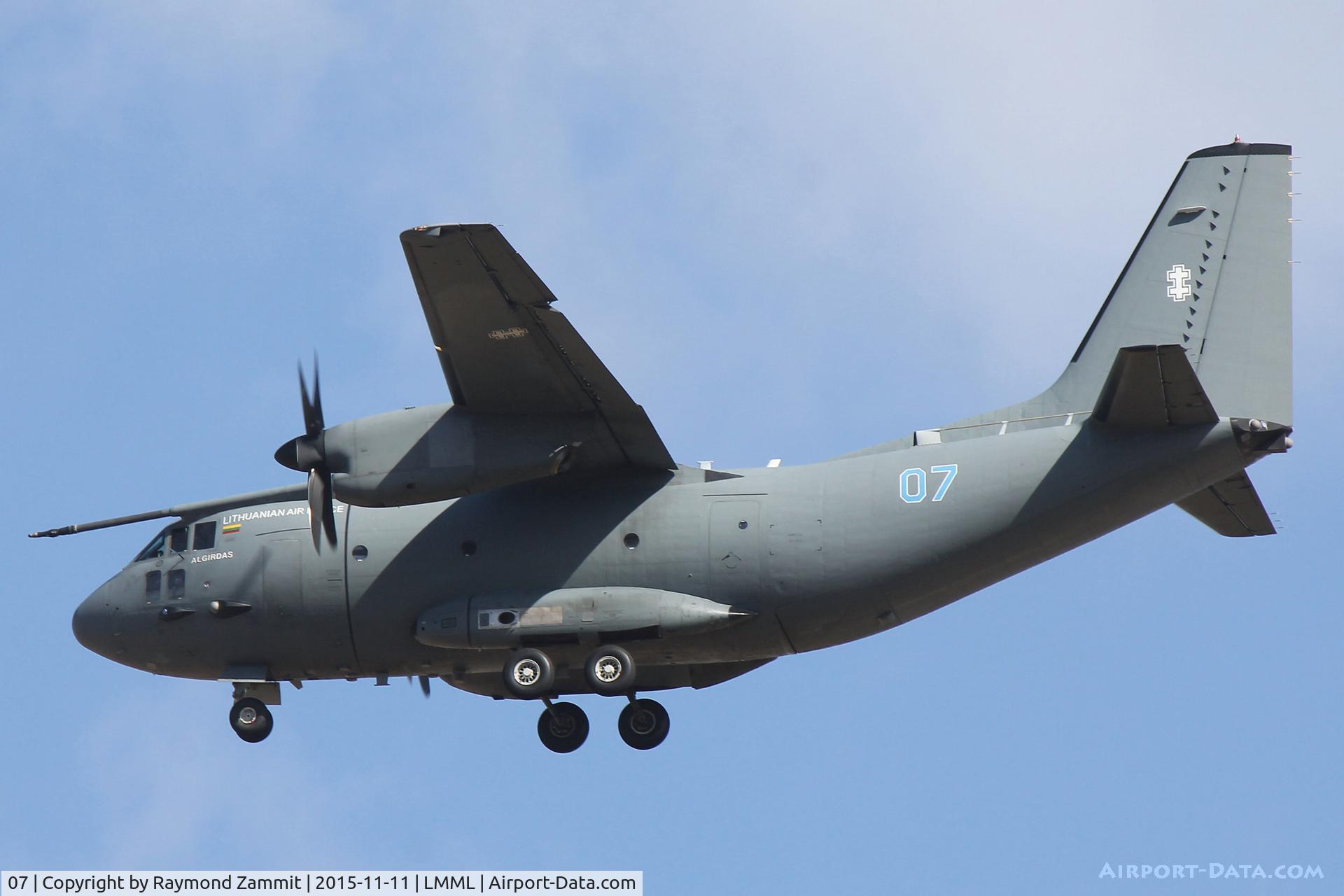 07, 2008 Alenia C-27J Spartan C/N 4139, C-27J Spartan 07 Lithuanian Air Force