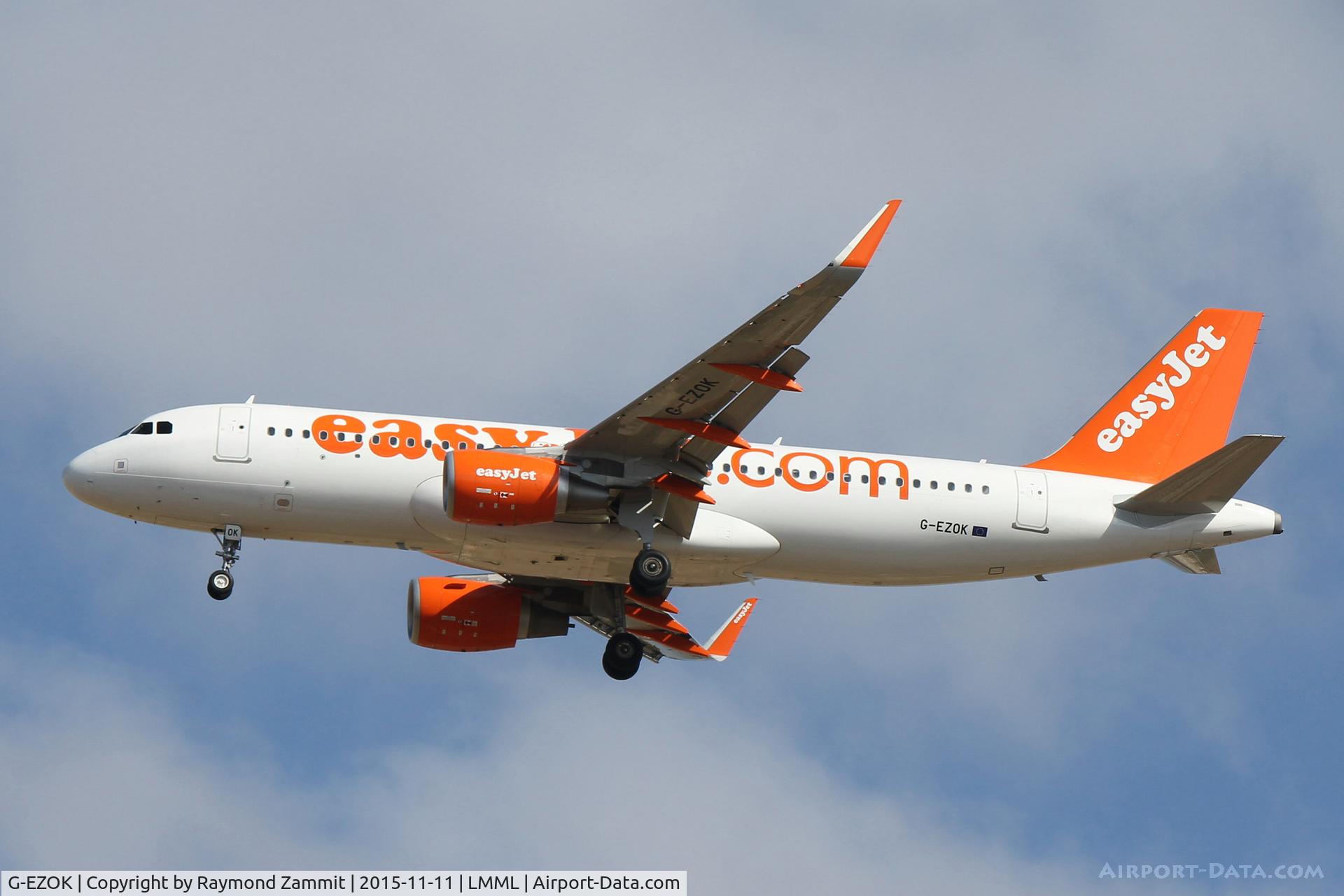 G-EZOK, 2015 Airbus A320-214 C/N 6568, A320 G-EZOK Easyjet
