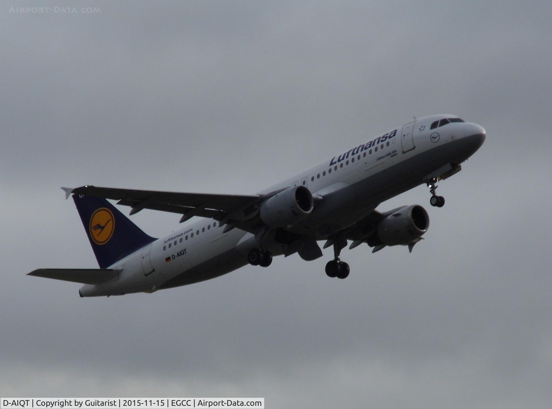 D-AIQT, 2000 Airbus A320-211 C/N 1337, At Manchester