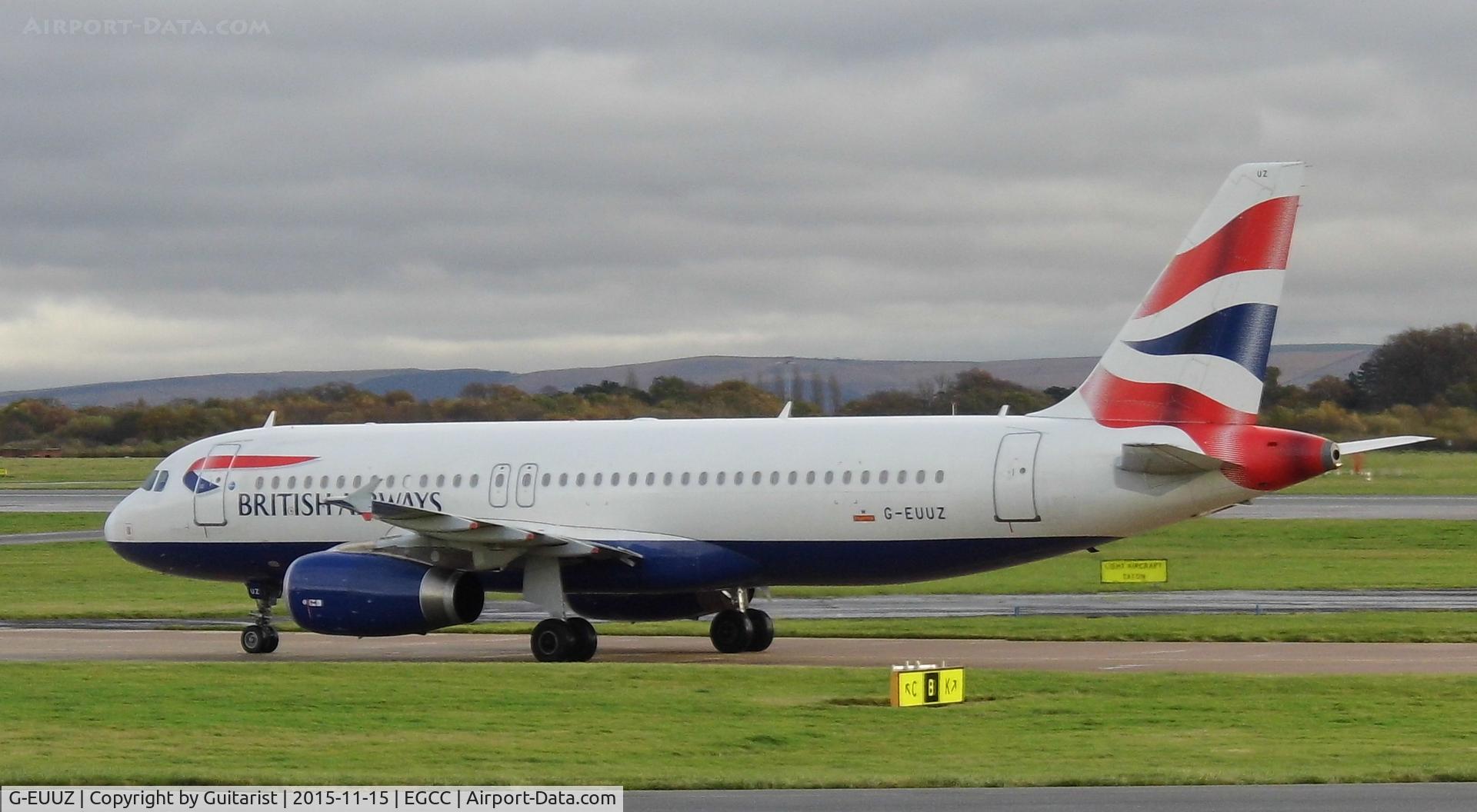 G-EUUZ, 2008 Airbus A320-232 C/N 3649, At Manchester