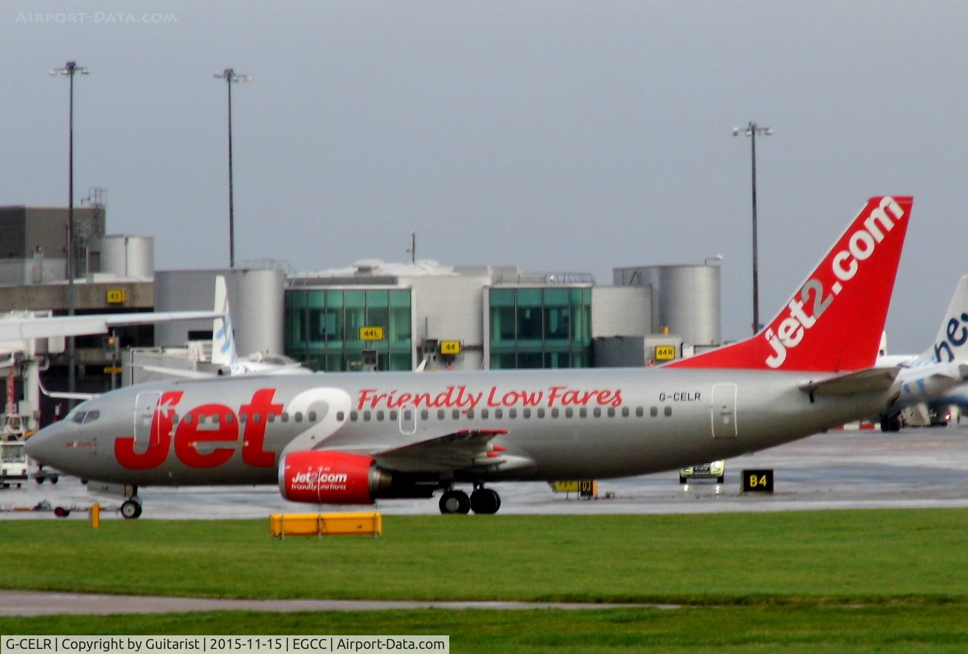 G-CELR, 1986 Boeing 737-330(QC) C/N 23523, At Manchester