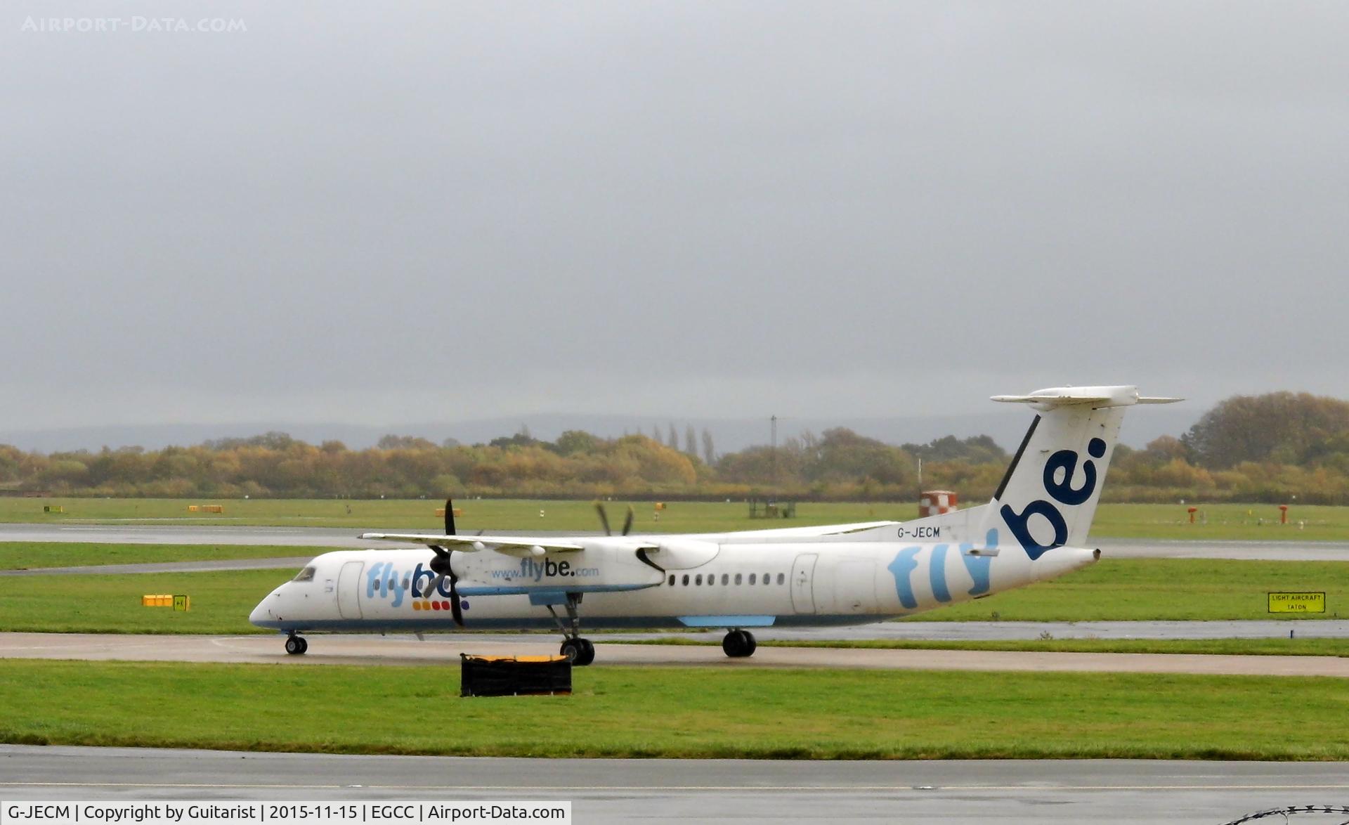 G-JECM, 2005 De Havilland Canada DHC-8-402Q Dash 8 C/N 4118, At Manchester