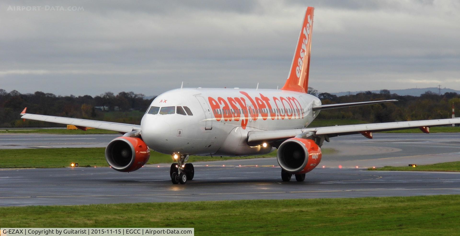 G-EZAX, 2006 Airbus A319-111 C/N 2818, At Manchester