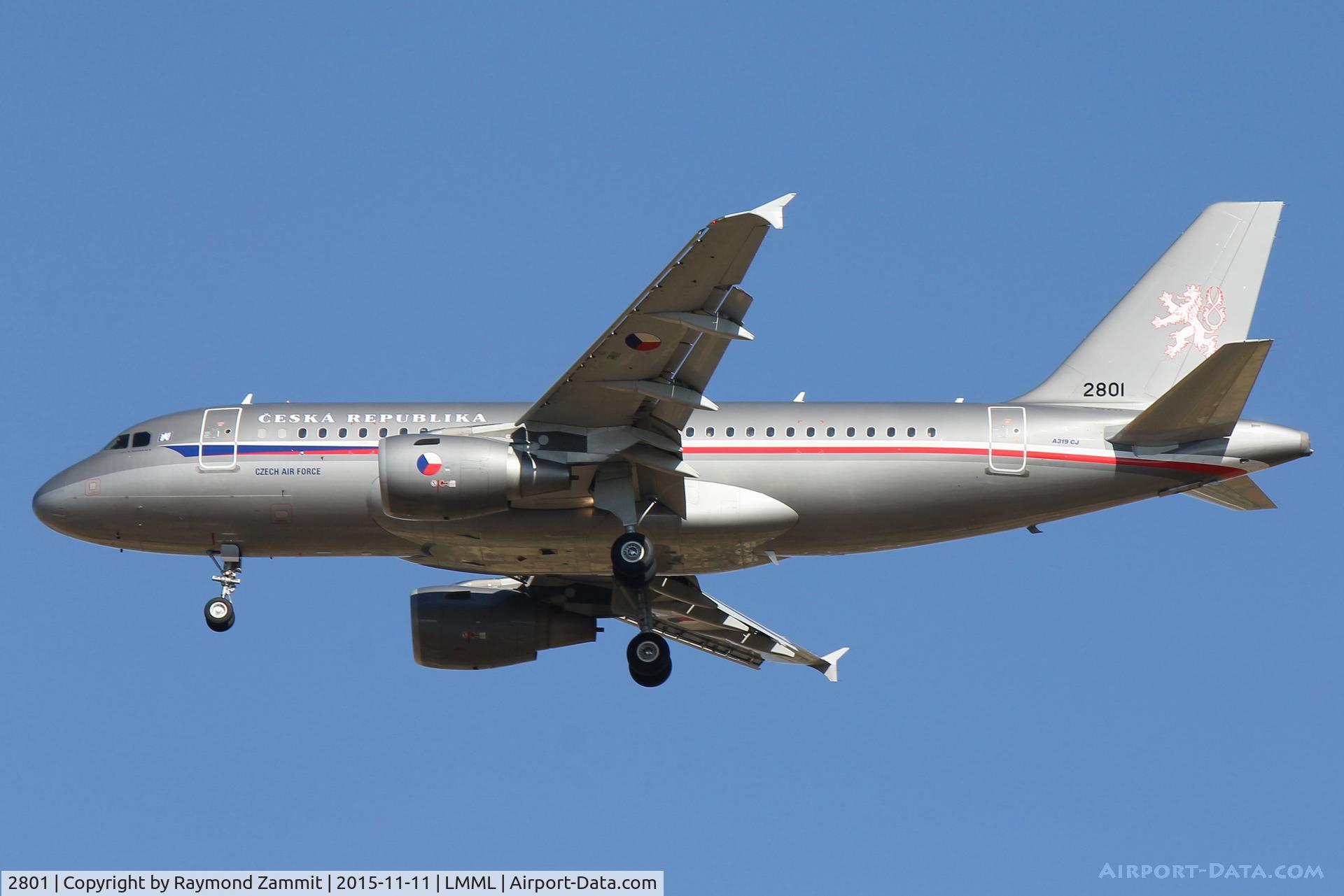 2801, 2007 Airbus ACJ319 (A319-115/CJ) C/N 2801, A319 2801 Government of Czech Republic